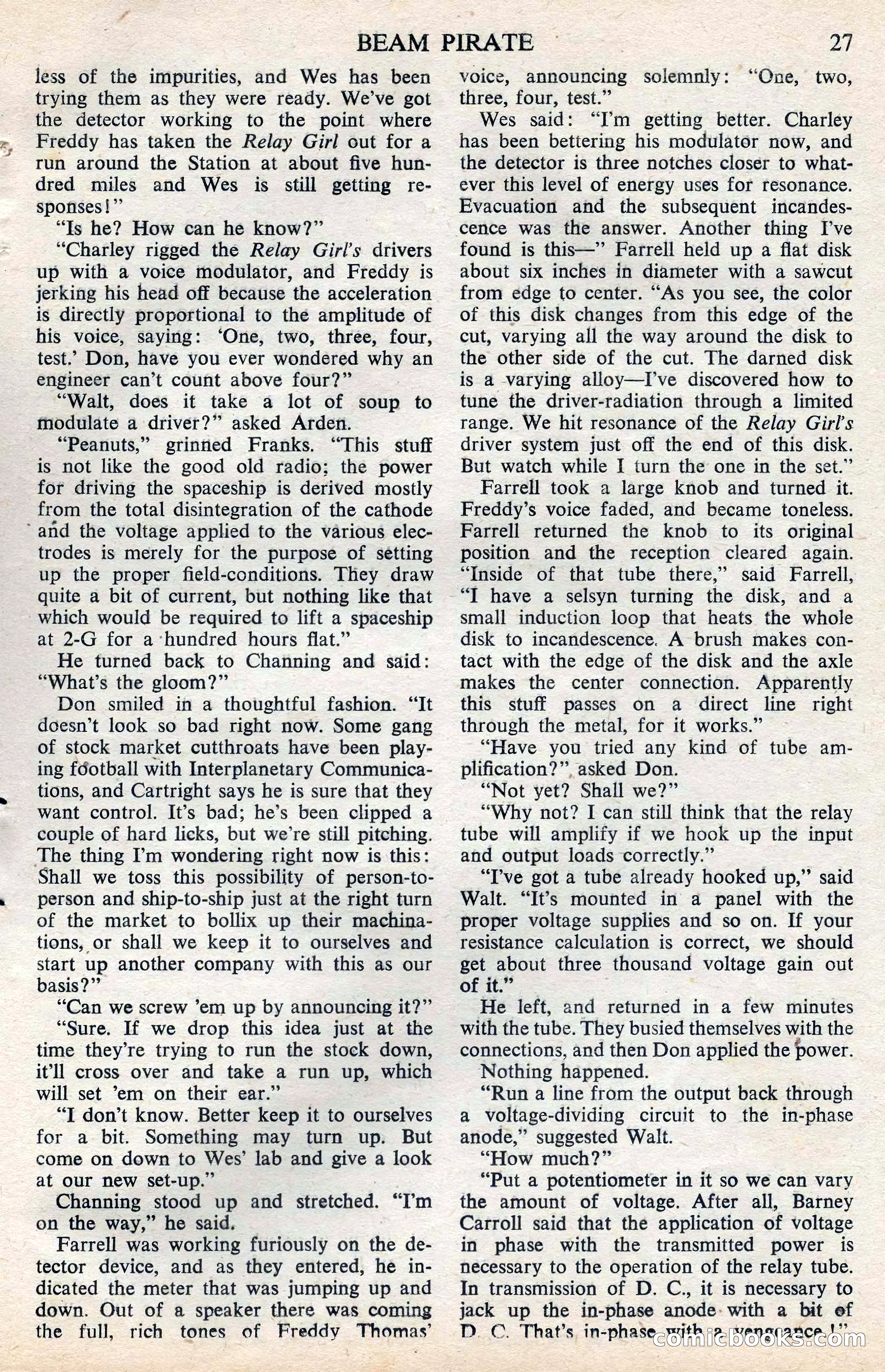 Astounding Science Fiction, February 1945 (British Edition) — page 29 of 69
