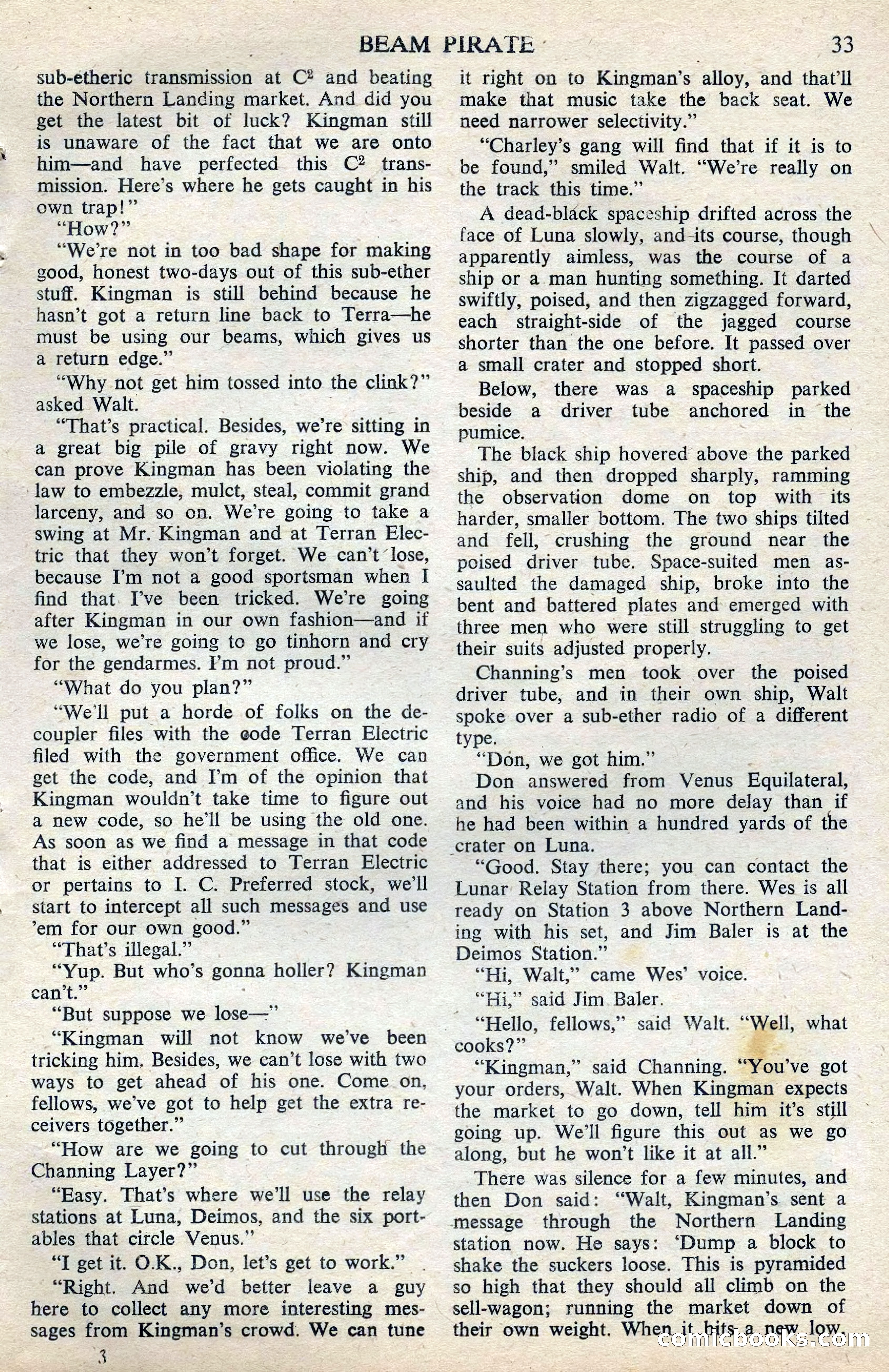Astounding Science Fiction, February 1945 (British Edition) — page 35 of 69