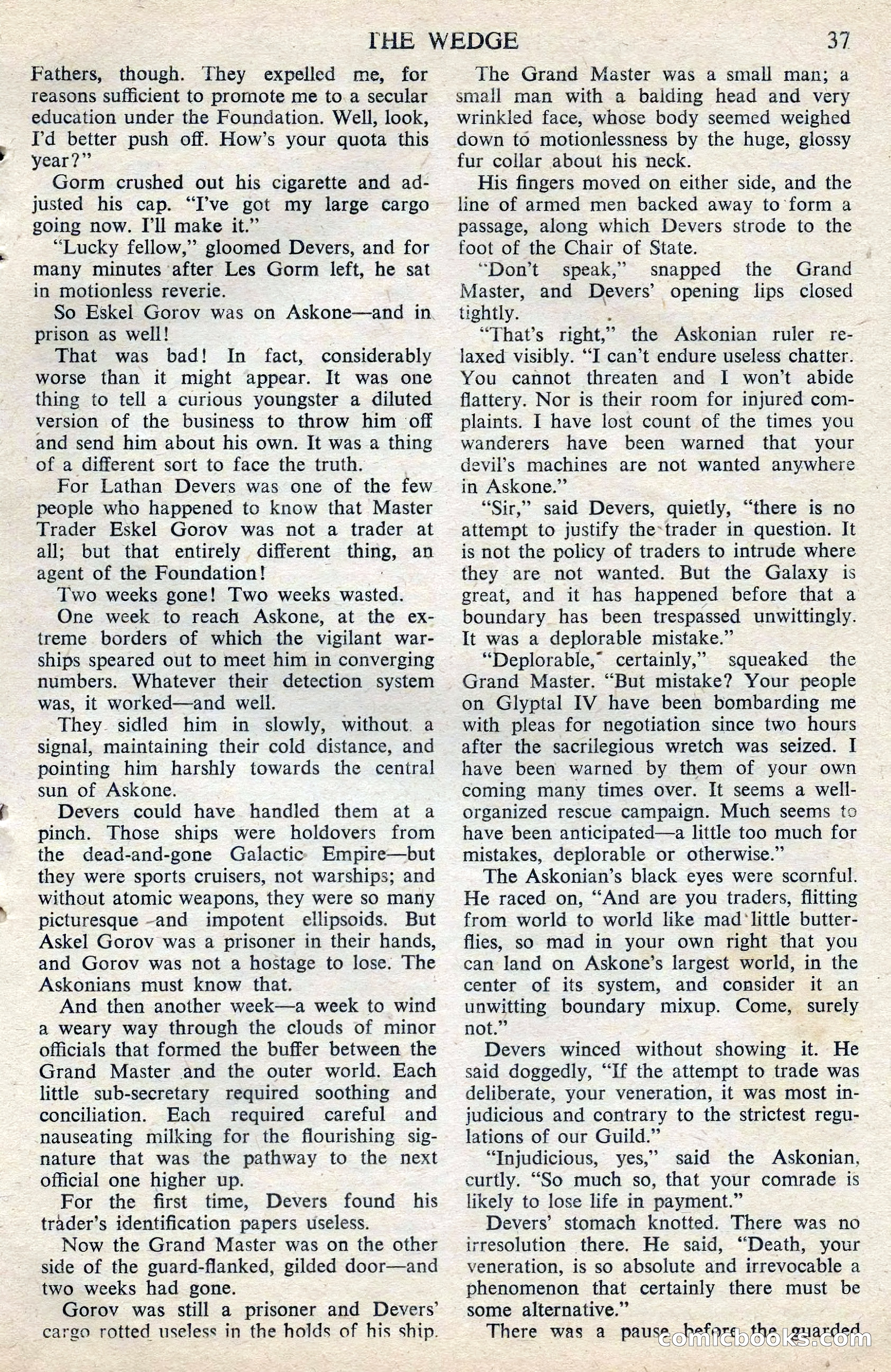 Astounding Science Fiction, February 1945 (British Edition) — page 39 of 69