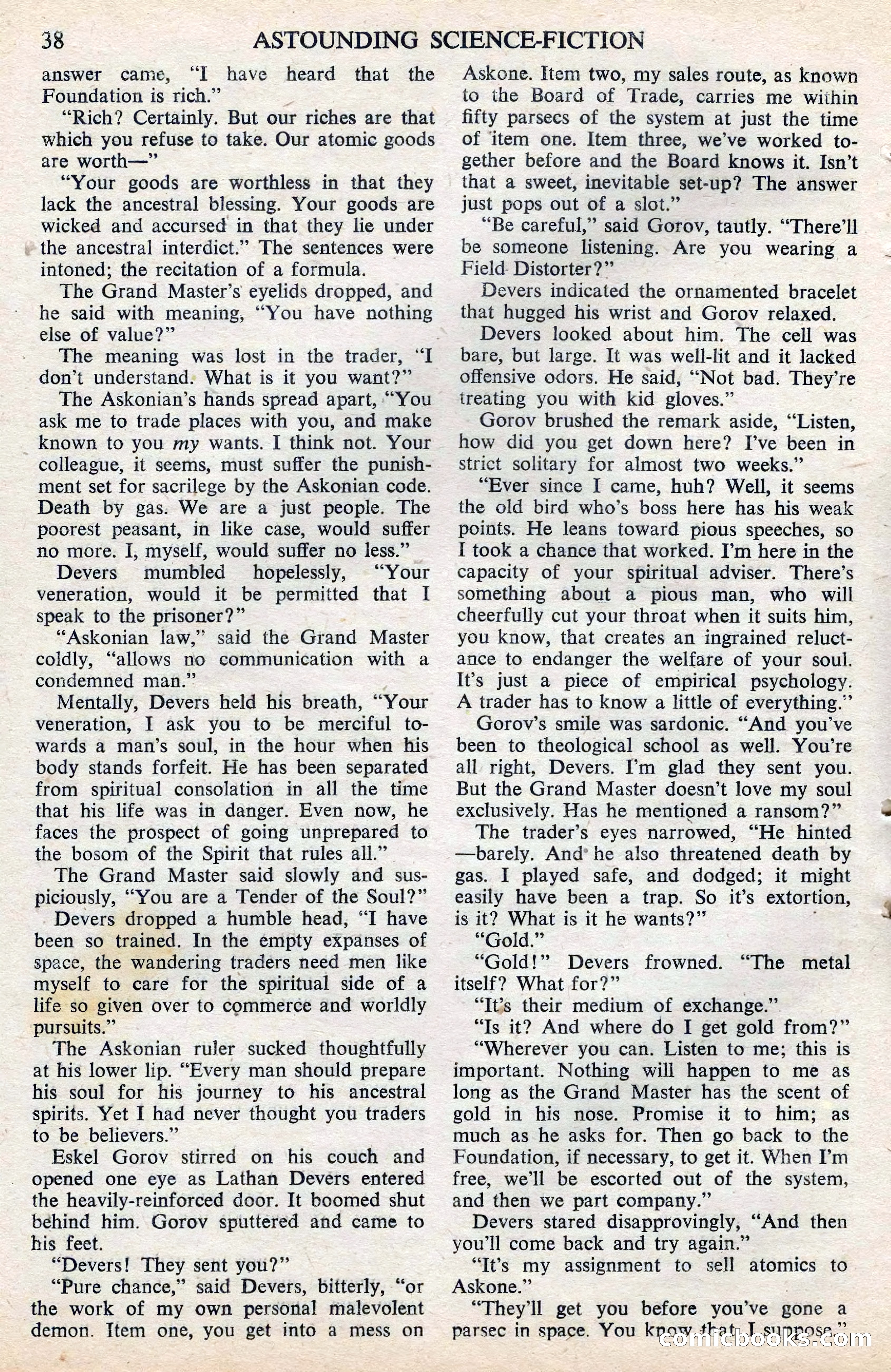 Astounding Science Fiction, February 1945 (British Edition) — page 40 of 69
