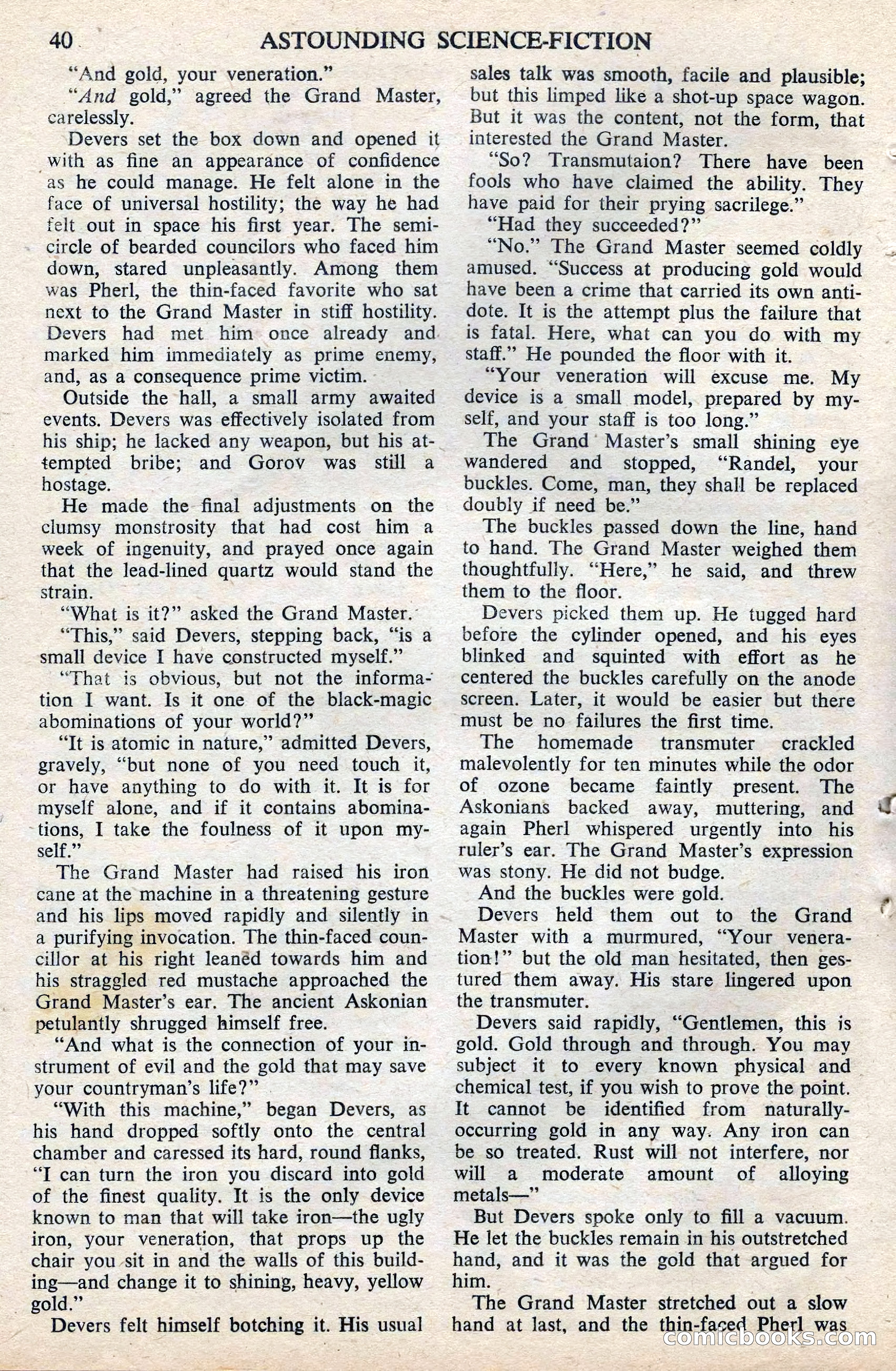 Astounding Science Fiction, February 1945 (British Edition) — page 42 of 69