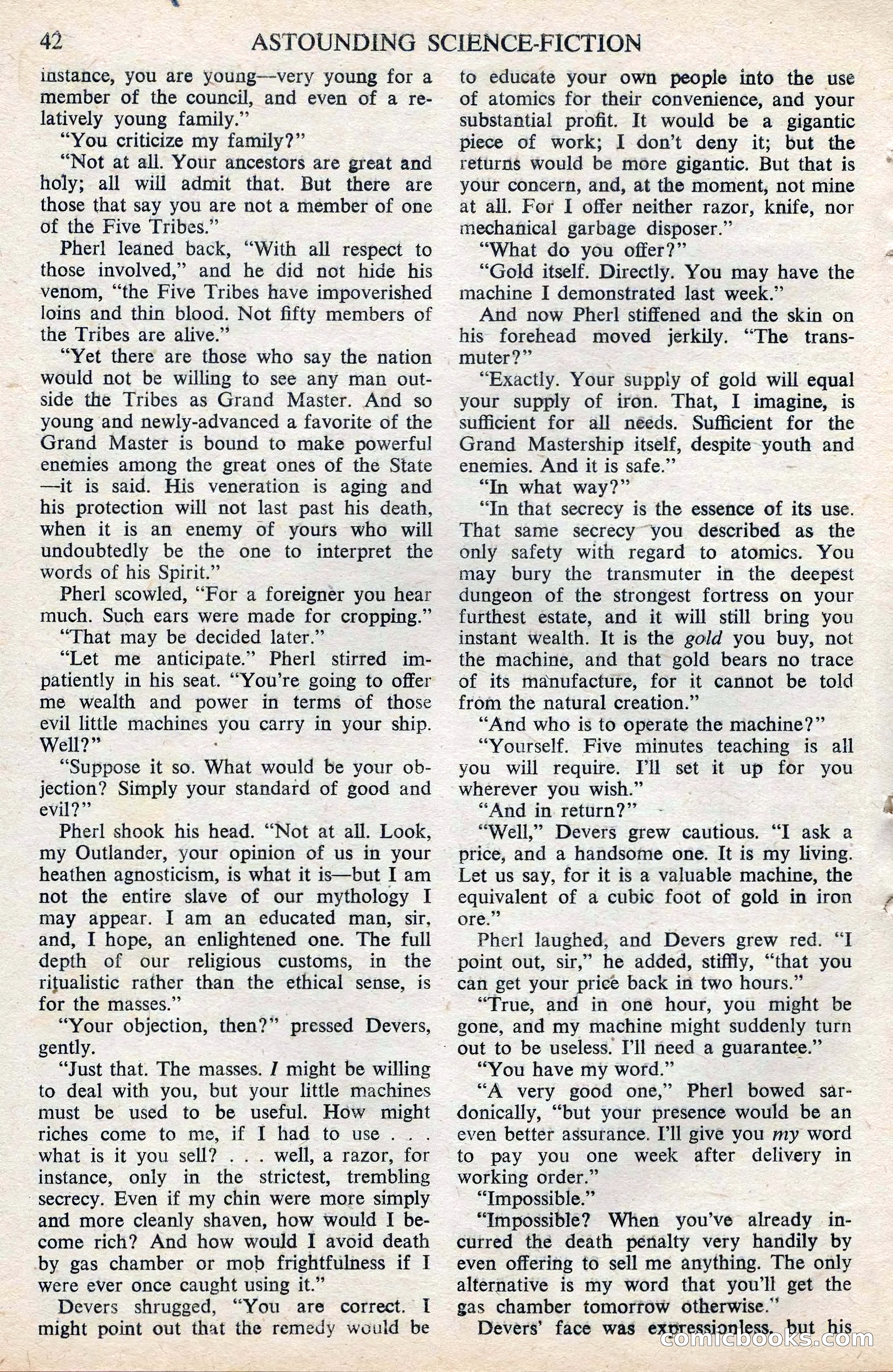 Astounding Science Fiction, February 1945 (British Edition) — page 44 of 69