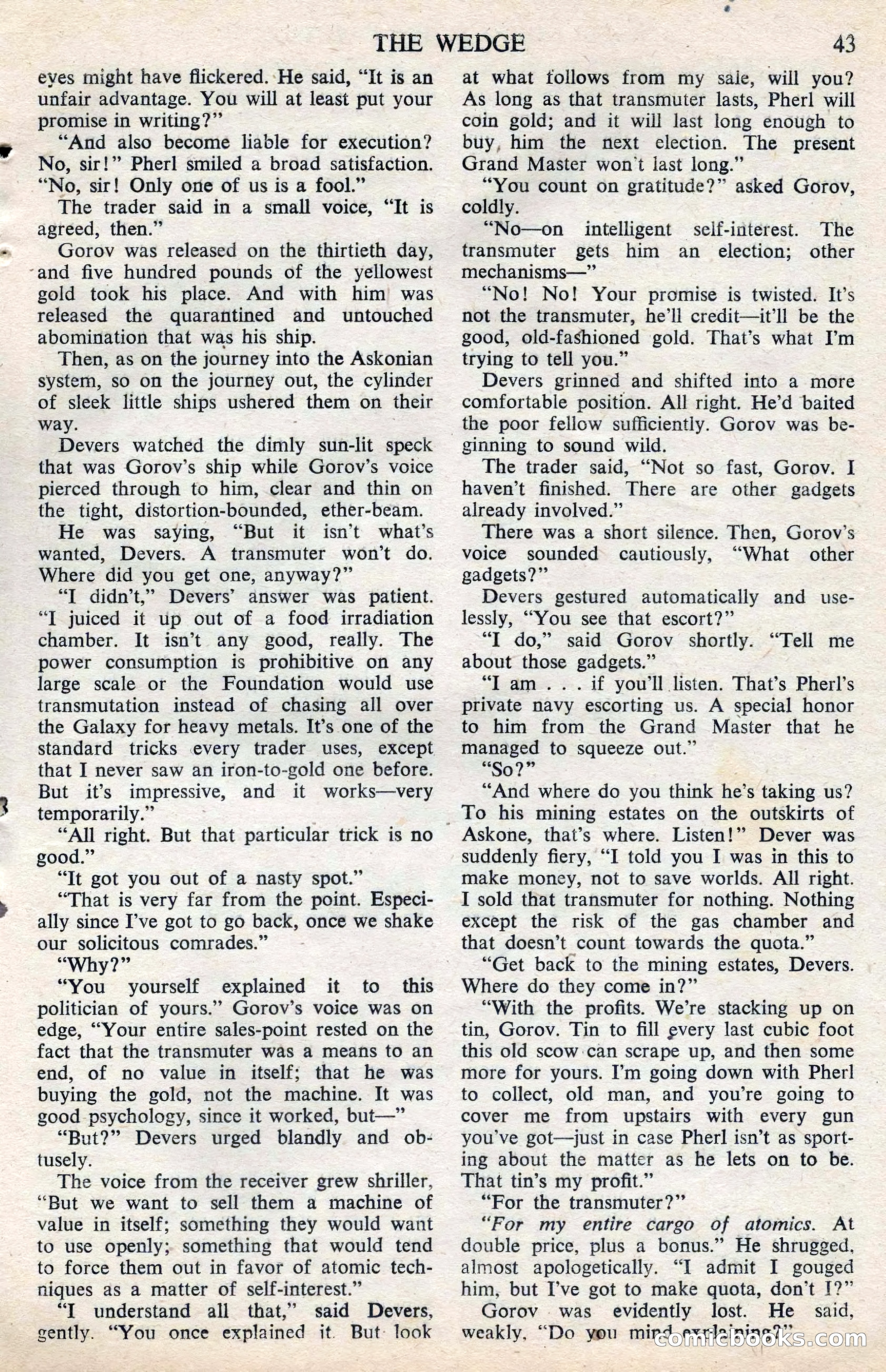 Astounding Science Fiction, February 1945 (British Edition) — page 45 of 69