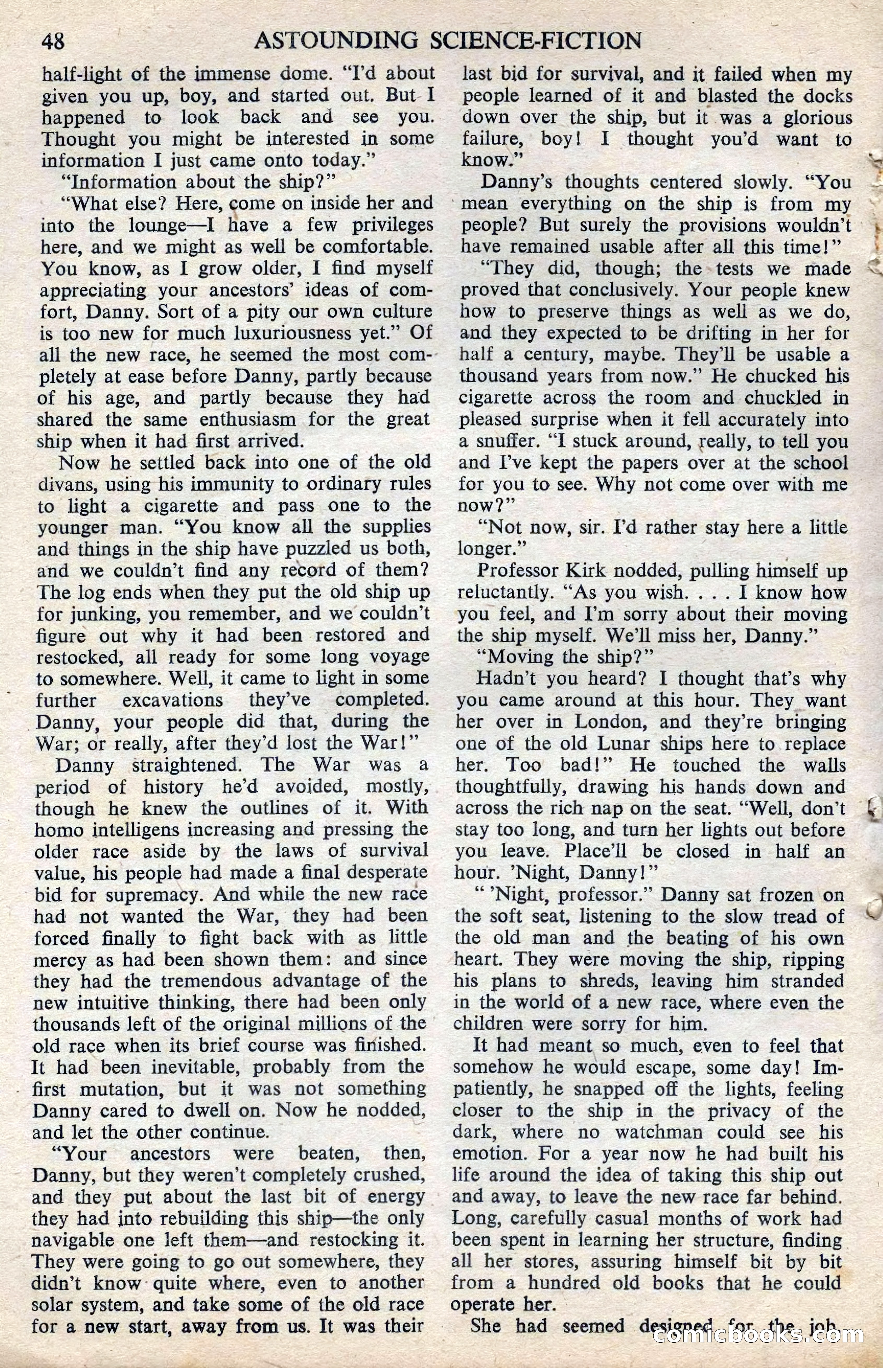 Astounding Science Fiction, February 1945 (British Edition) — page 50 of 69