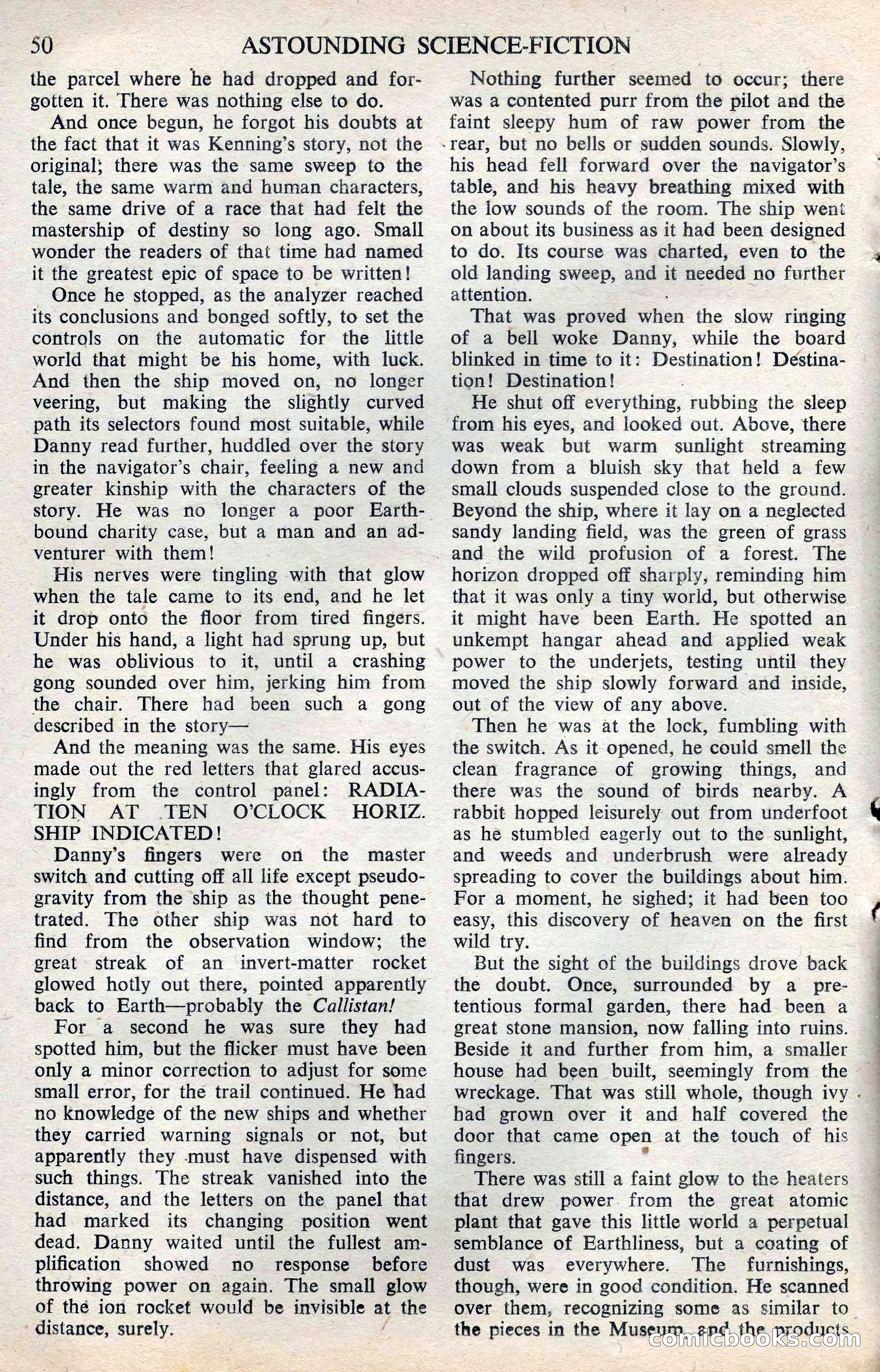Astounding Science Fiction, February 1945 (British Edition) — page 52 of 69