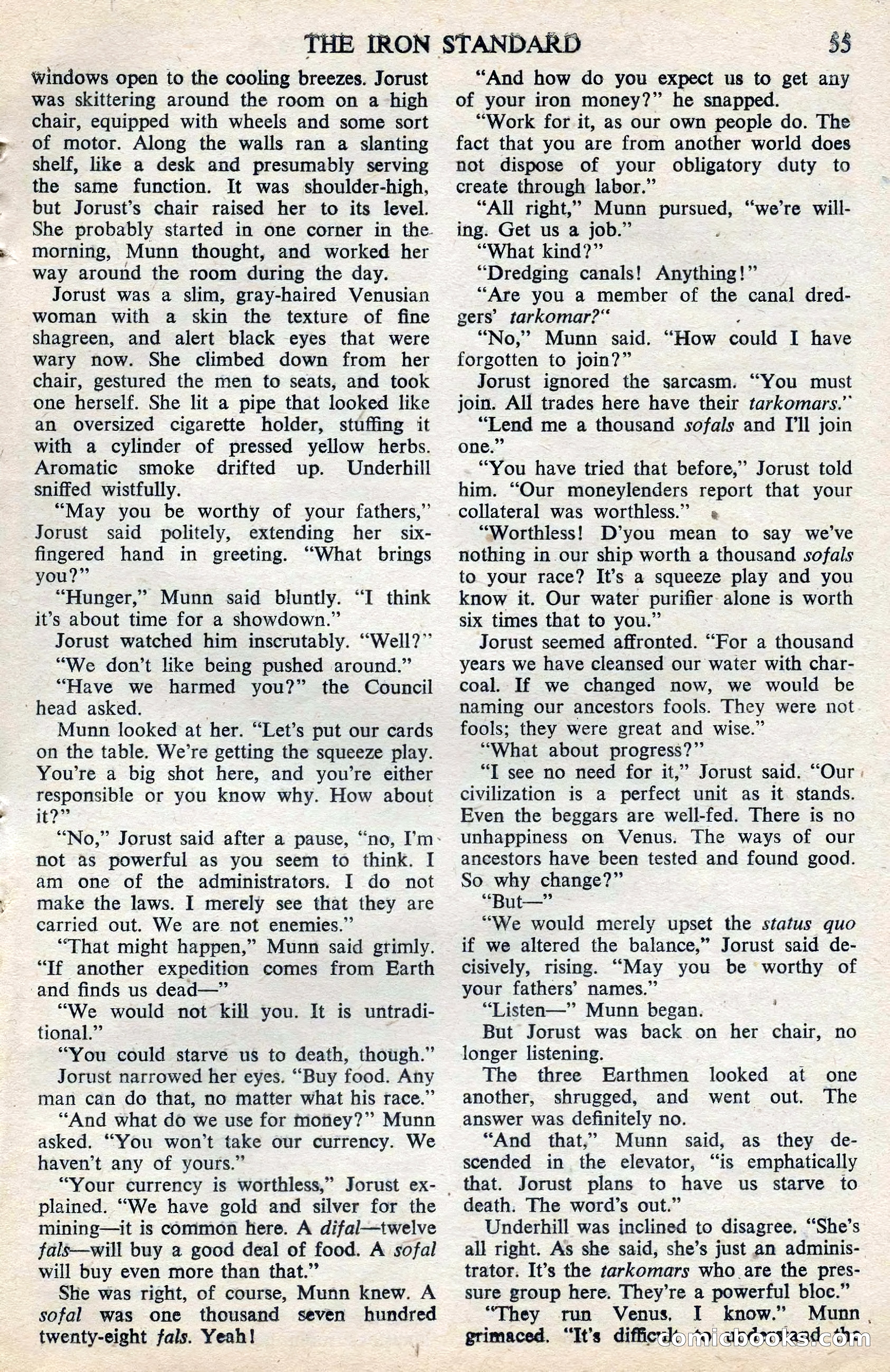 Astounding Science Fiction, February 1945 (British Edition) — page 57 of 69