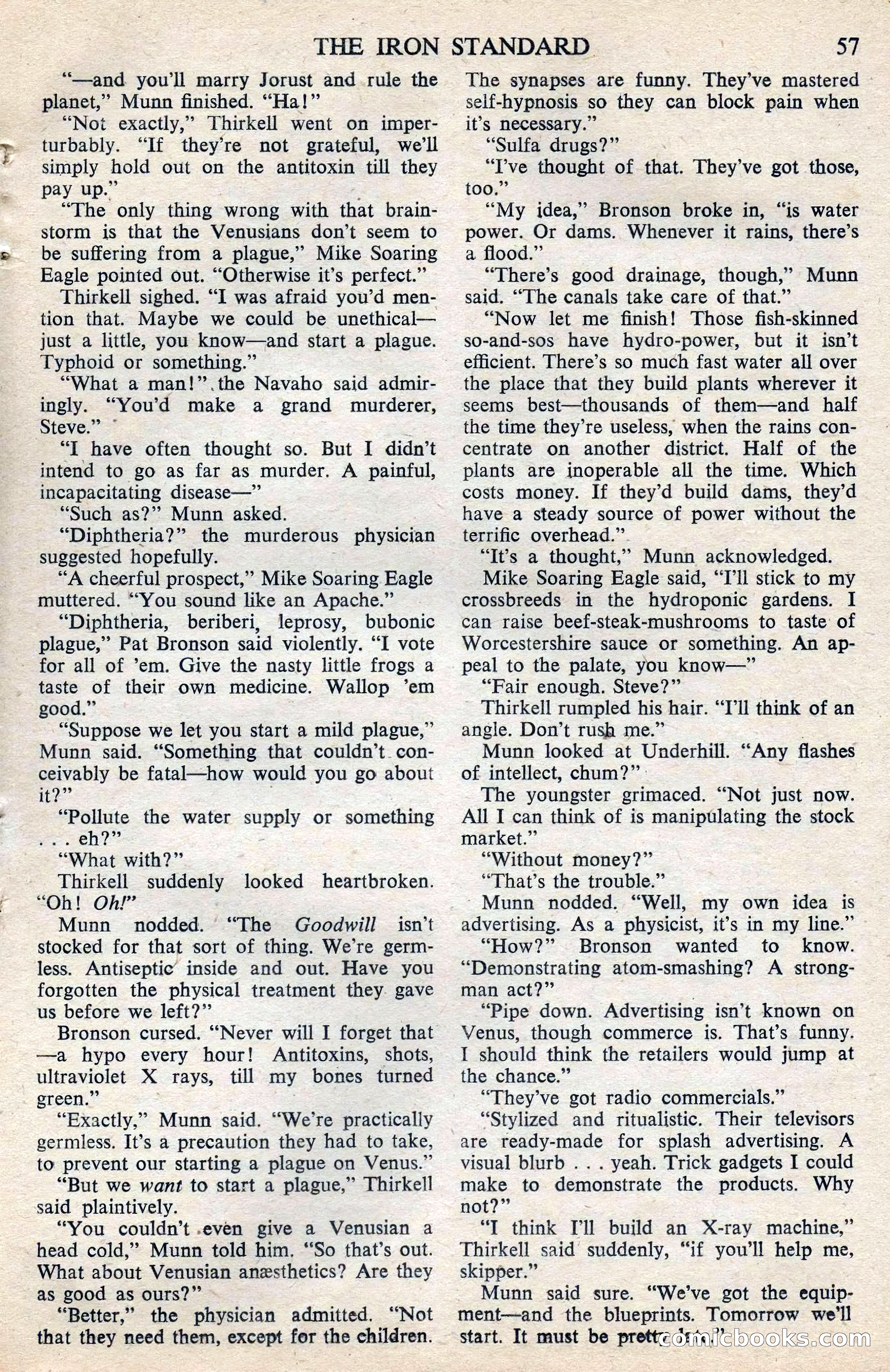 Astounding Science Fiction, February 1945 (British Edition) — page 59 of 69