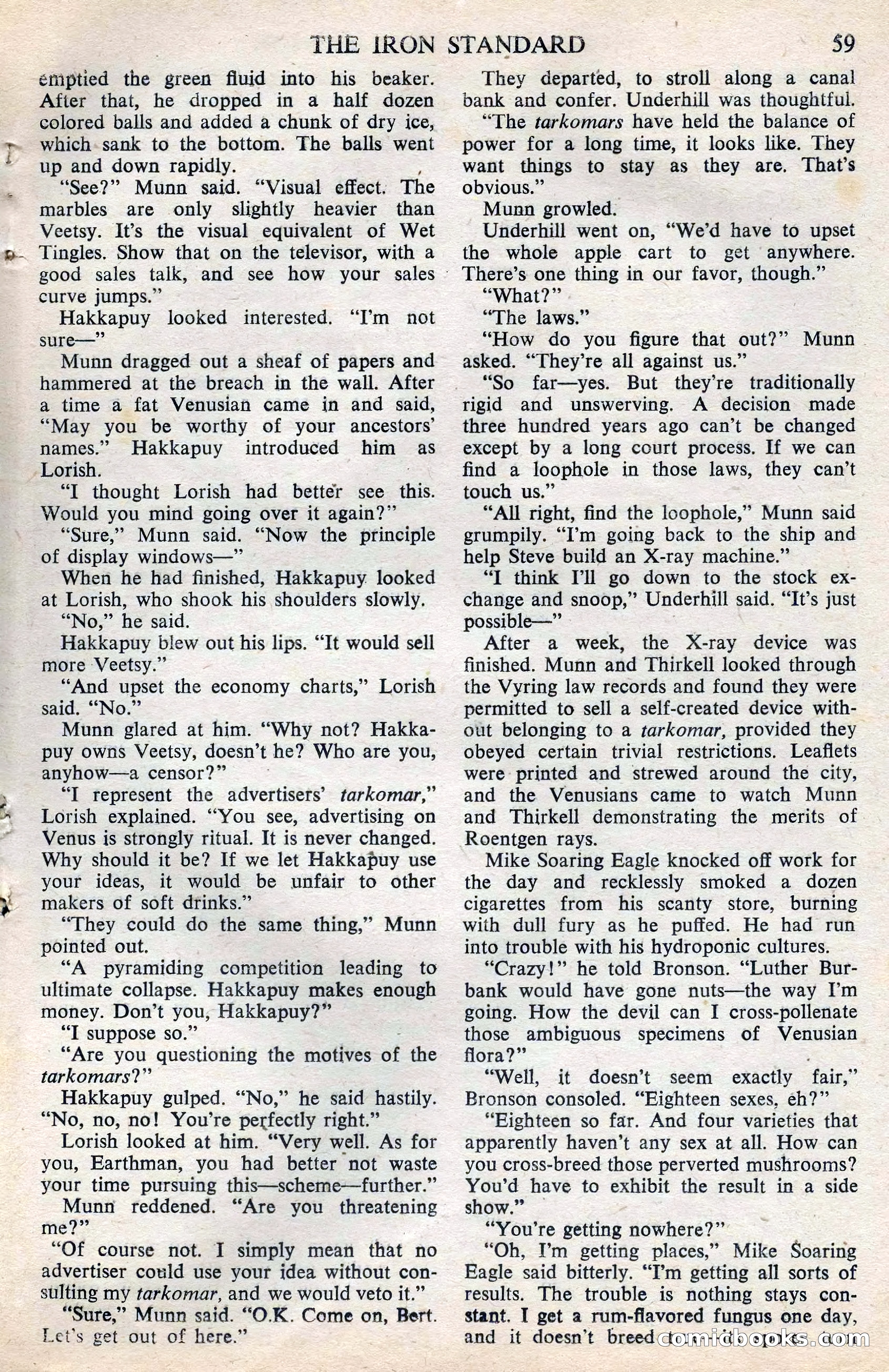 Astounding Science Fiction, February 1945 (British Edition) — page 61 of 69