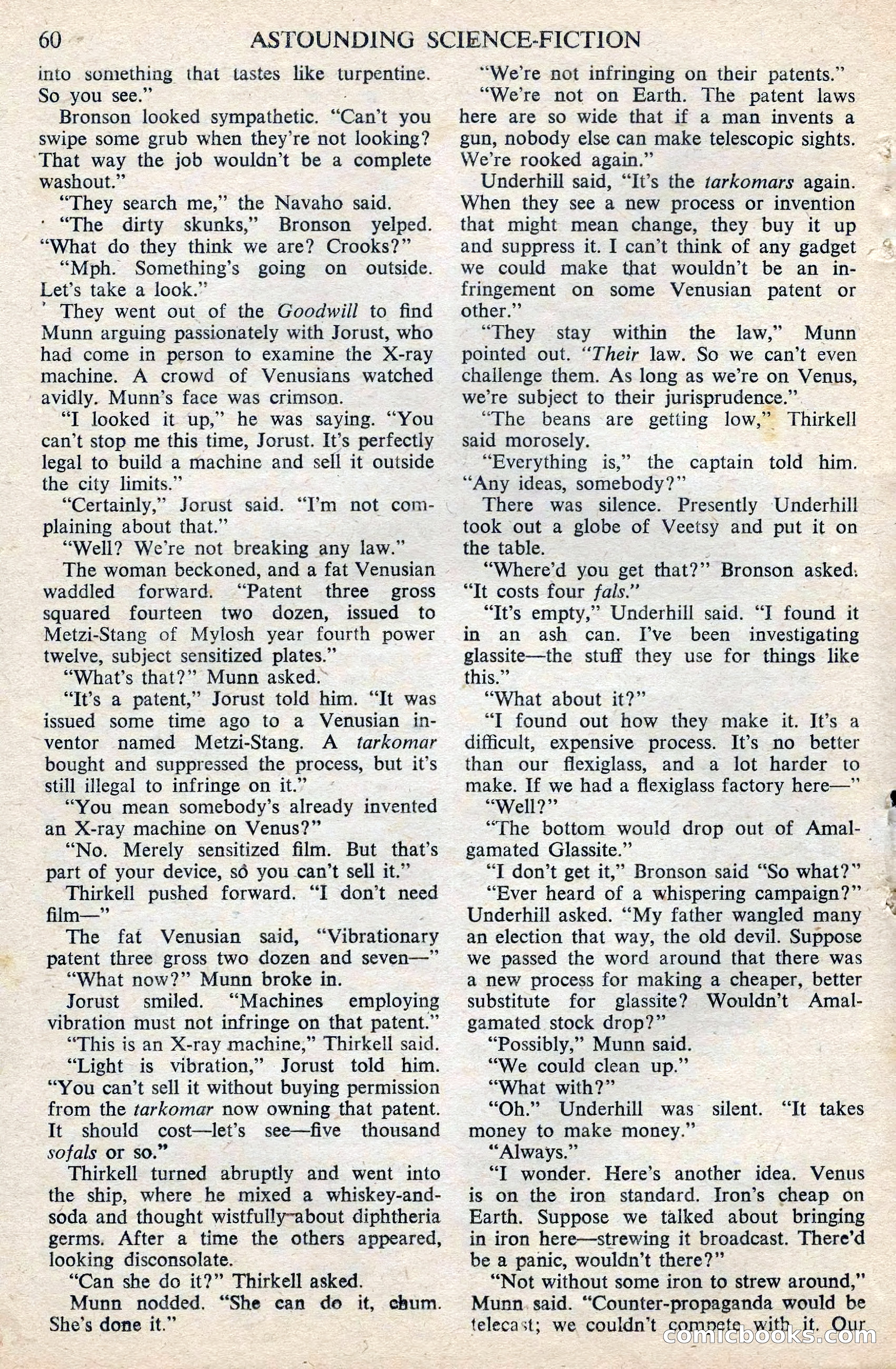 Astounding Science Fiction, February 1945 (British Edition) — page 62 of 69
