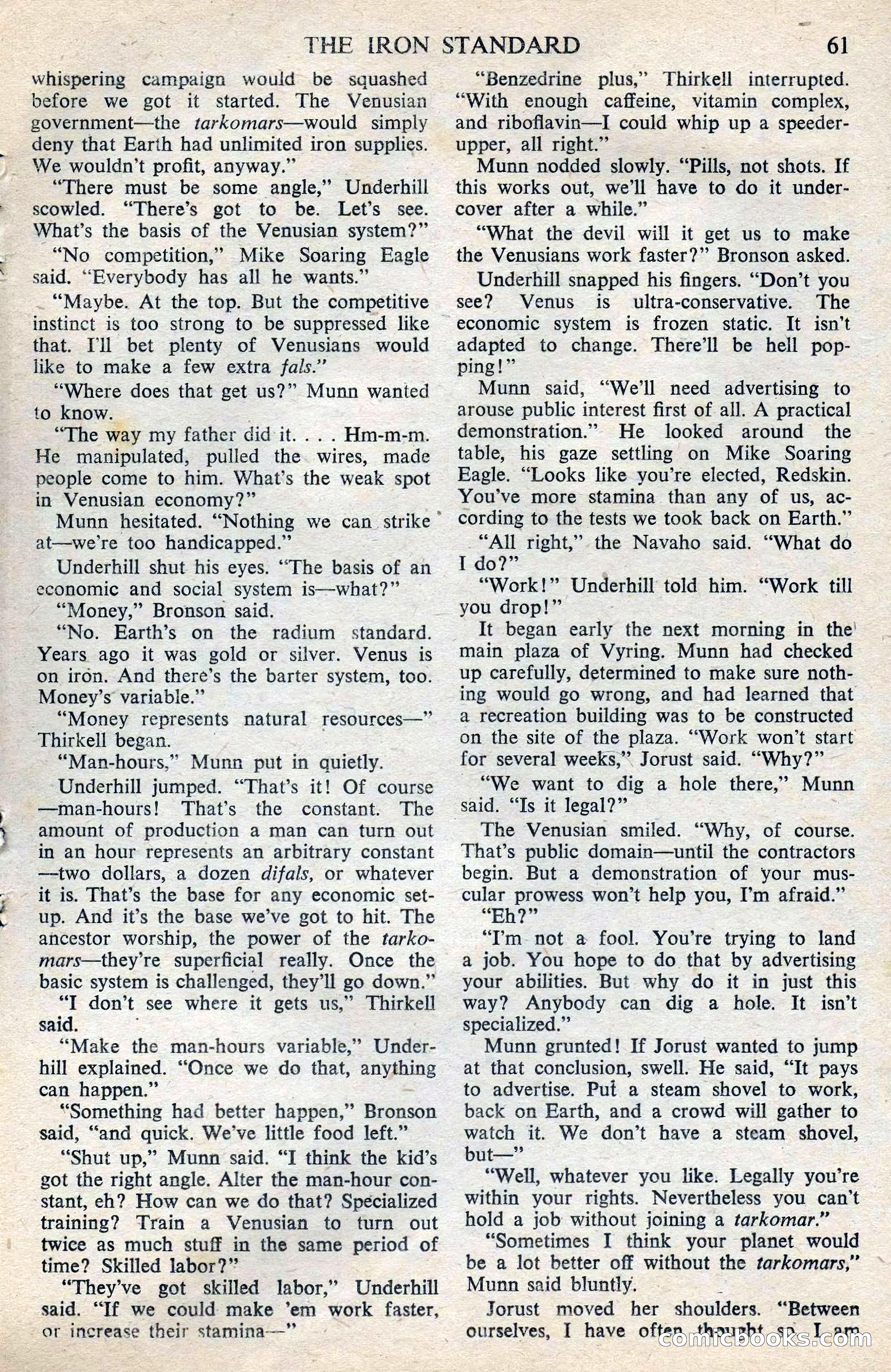 Astounding Science Fiction, February 1945 (British Edition) — page 63 of 69