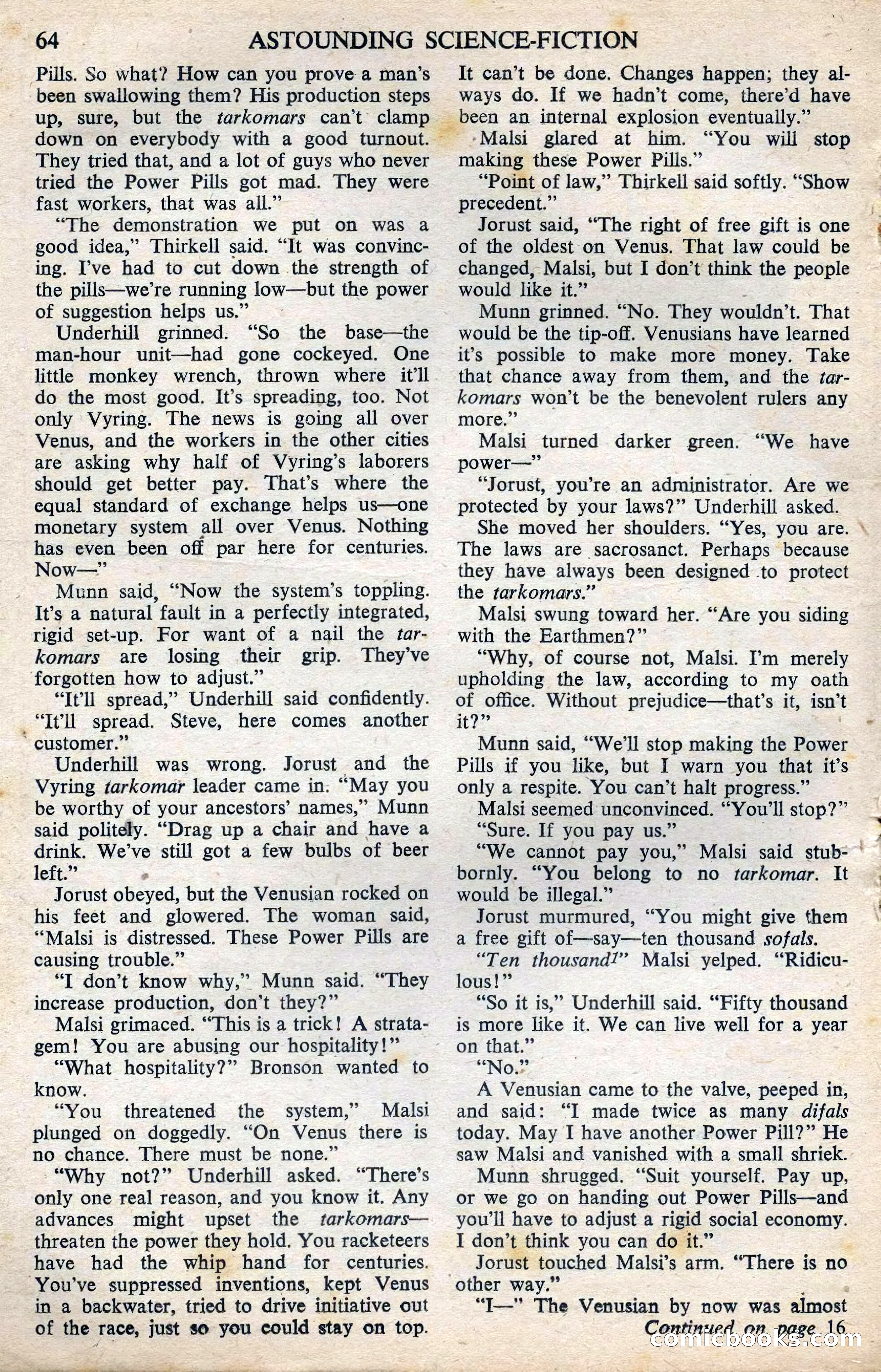 Astounding Science Fiction, February 1945 (British Edition) — page 66 of 69