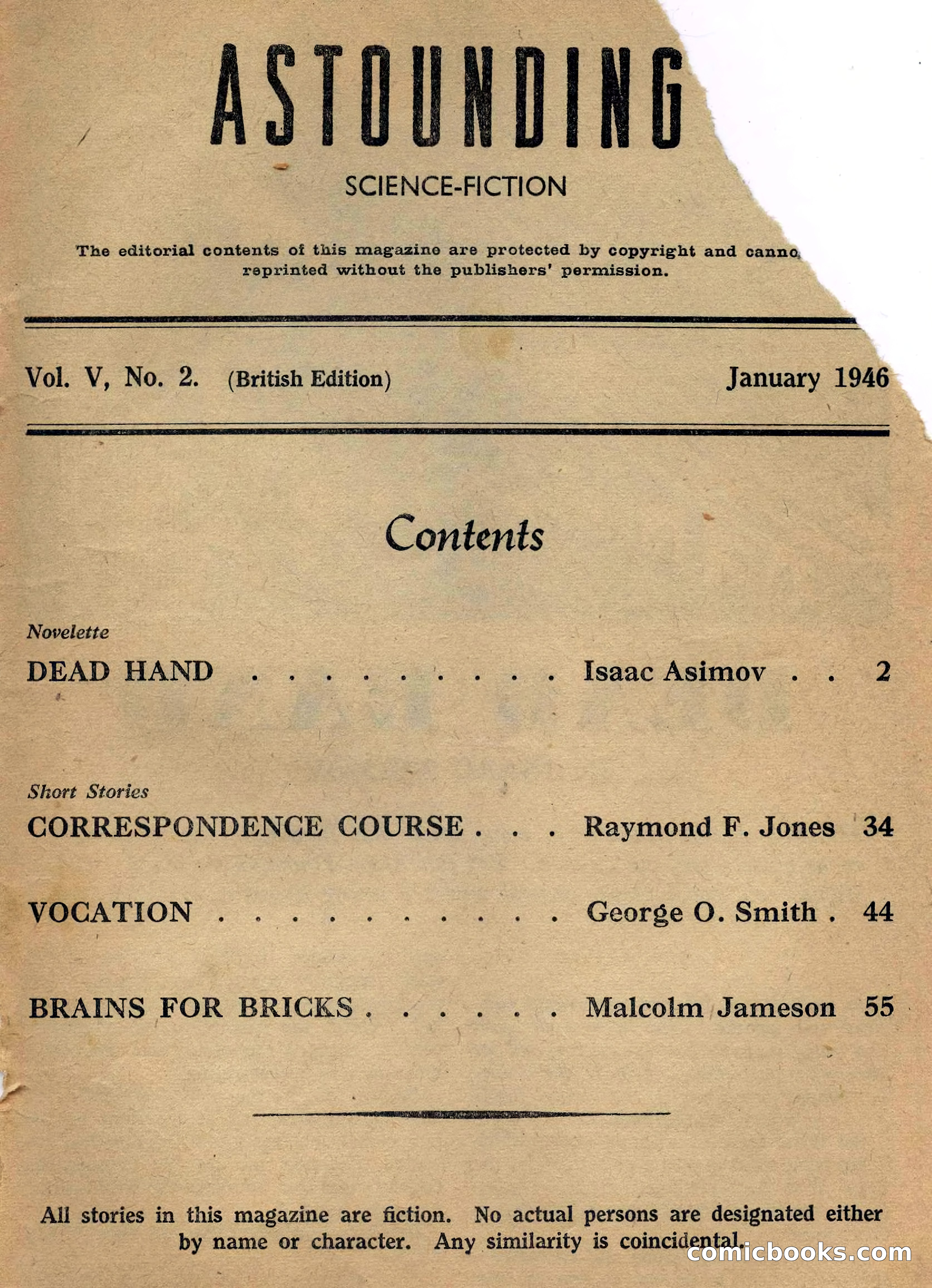 Astounding Science Fiction (British Edition) — page 3 of 68