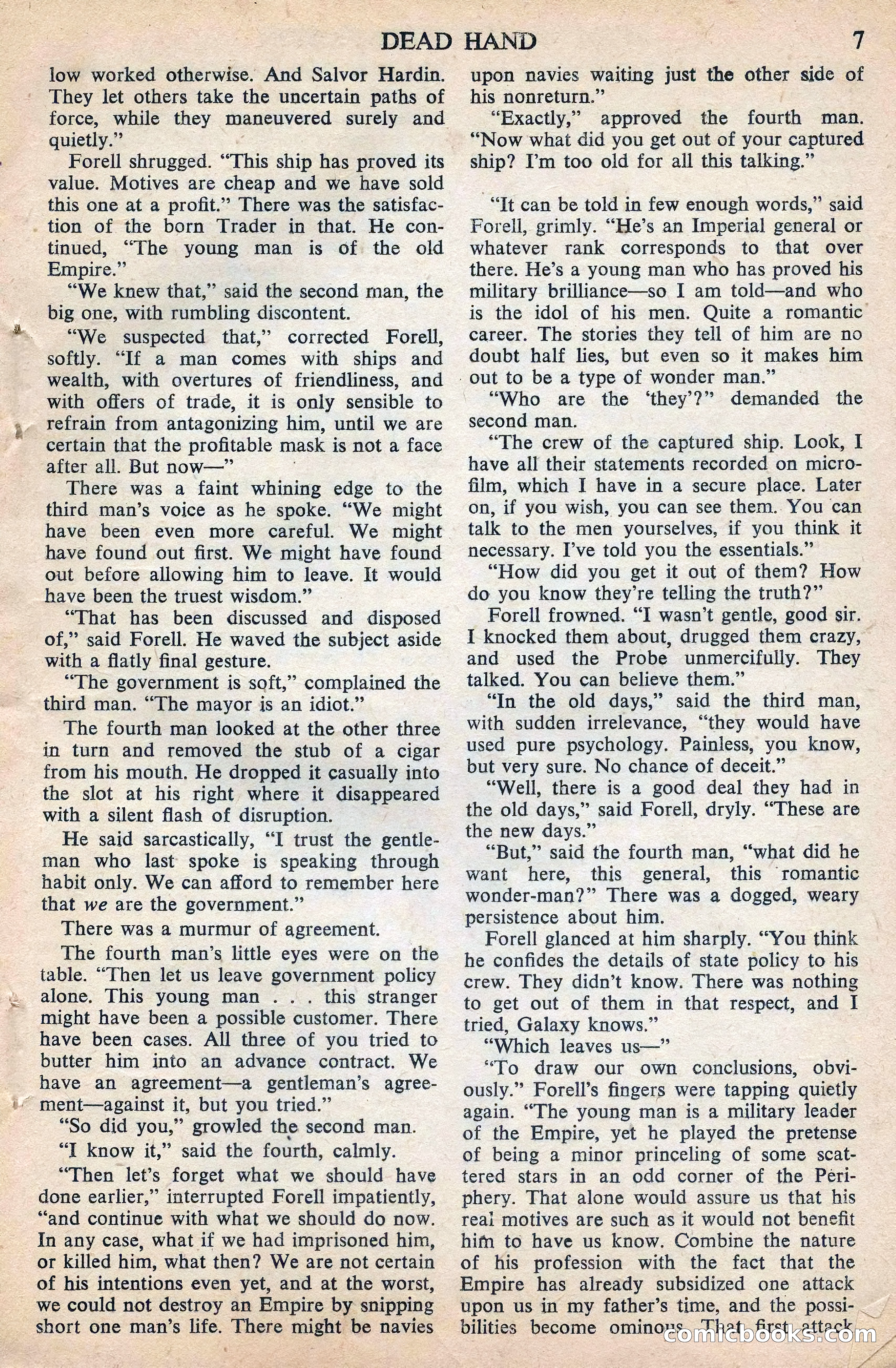 Astounding Science Fiction (British Edition) — page 9 of 68