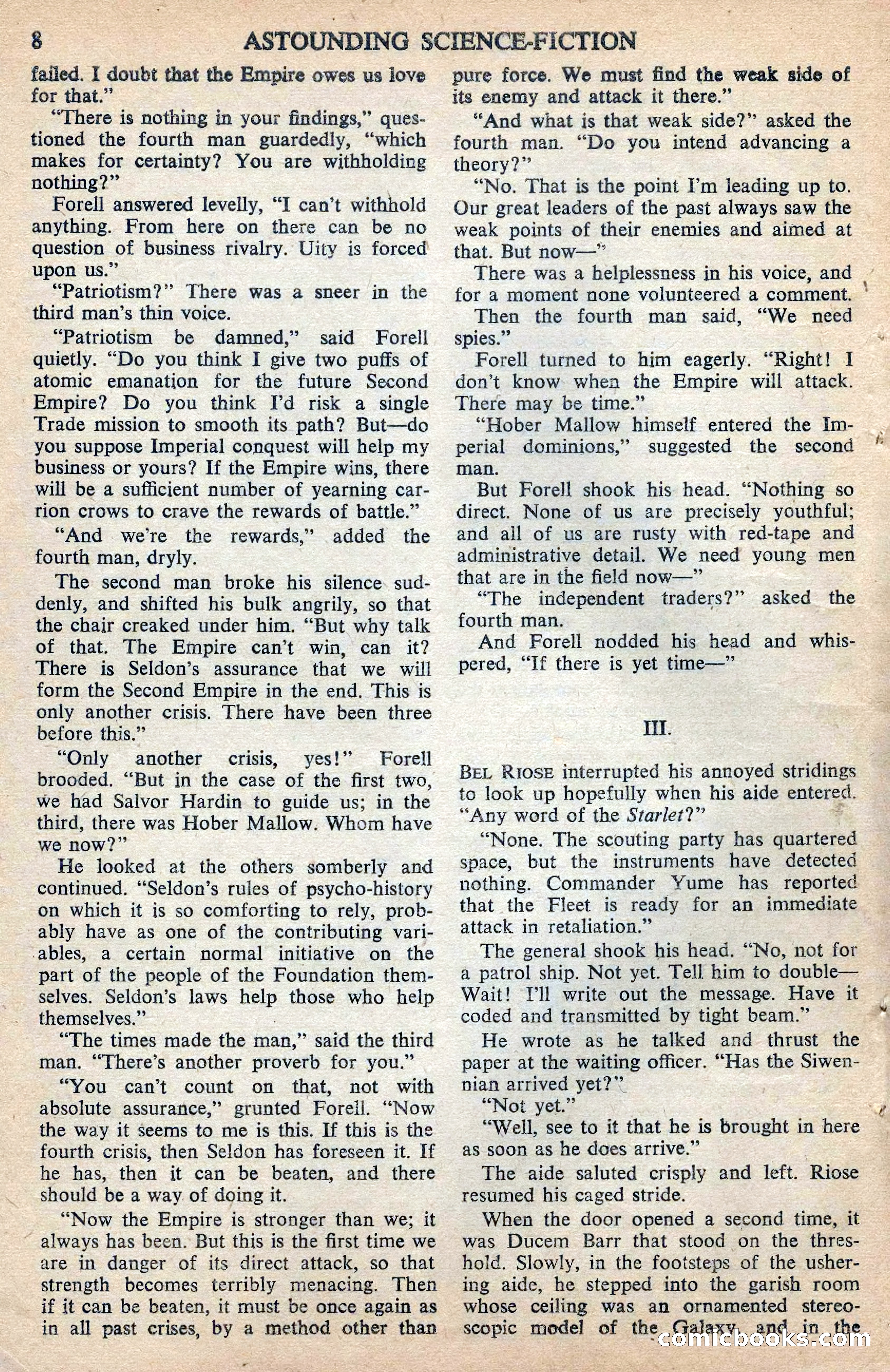 Astounding Science Fiction (British Edition) — page 10 of 68