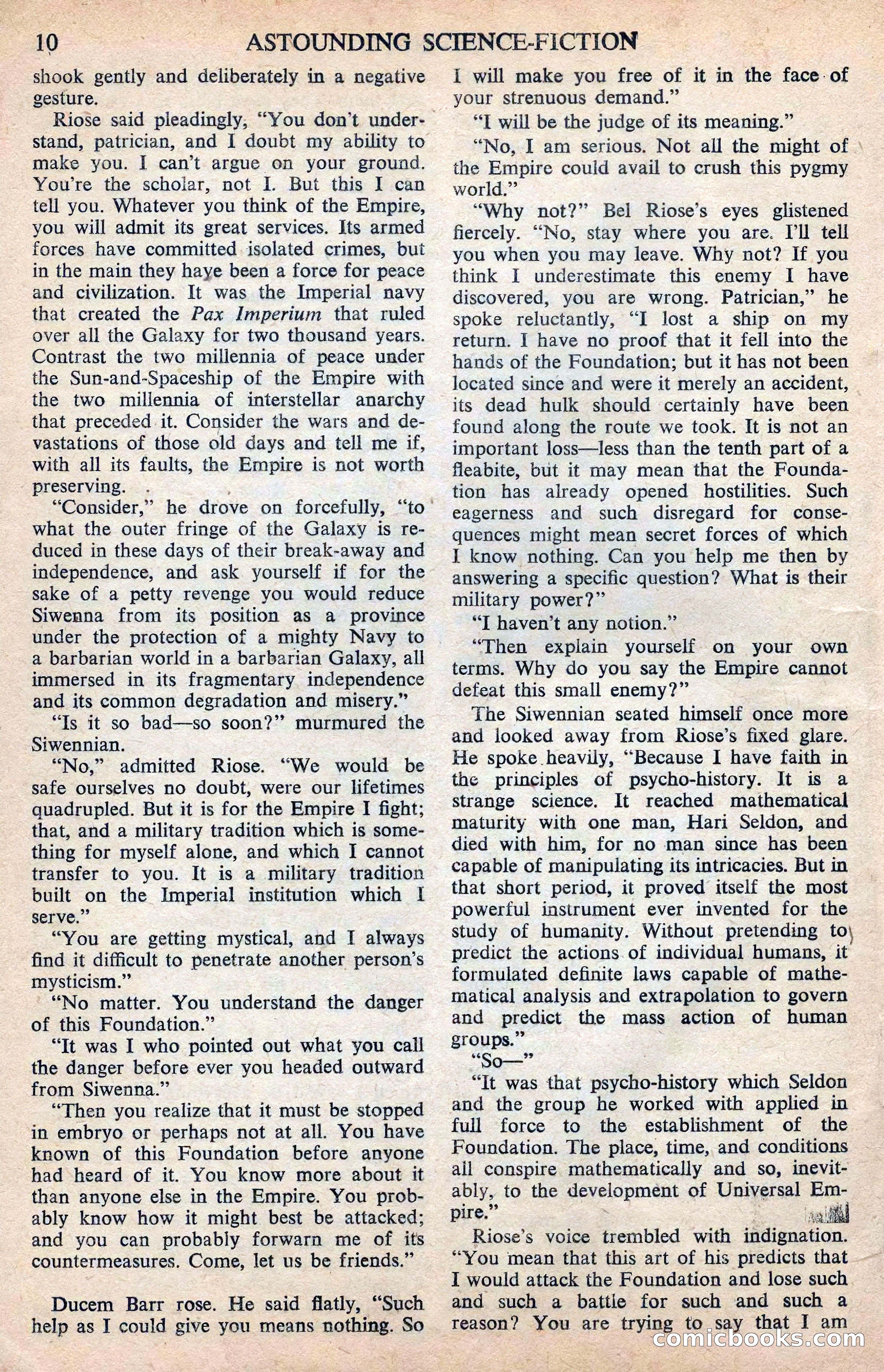 Astounding Science Fiction (British Edition) — page 12 of 68