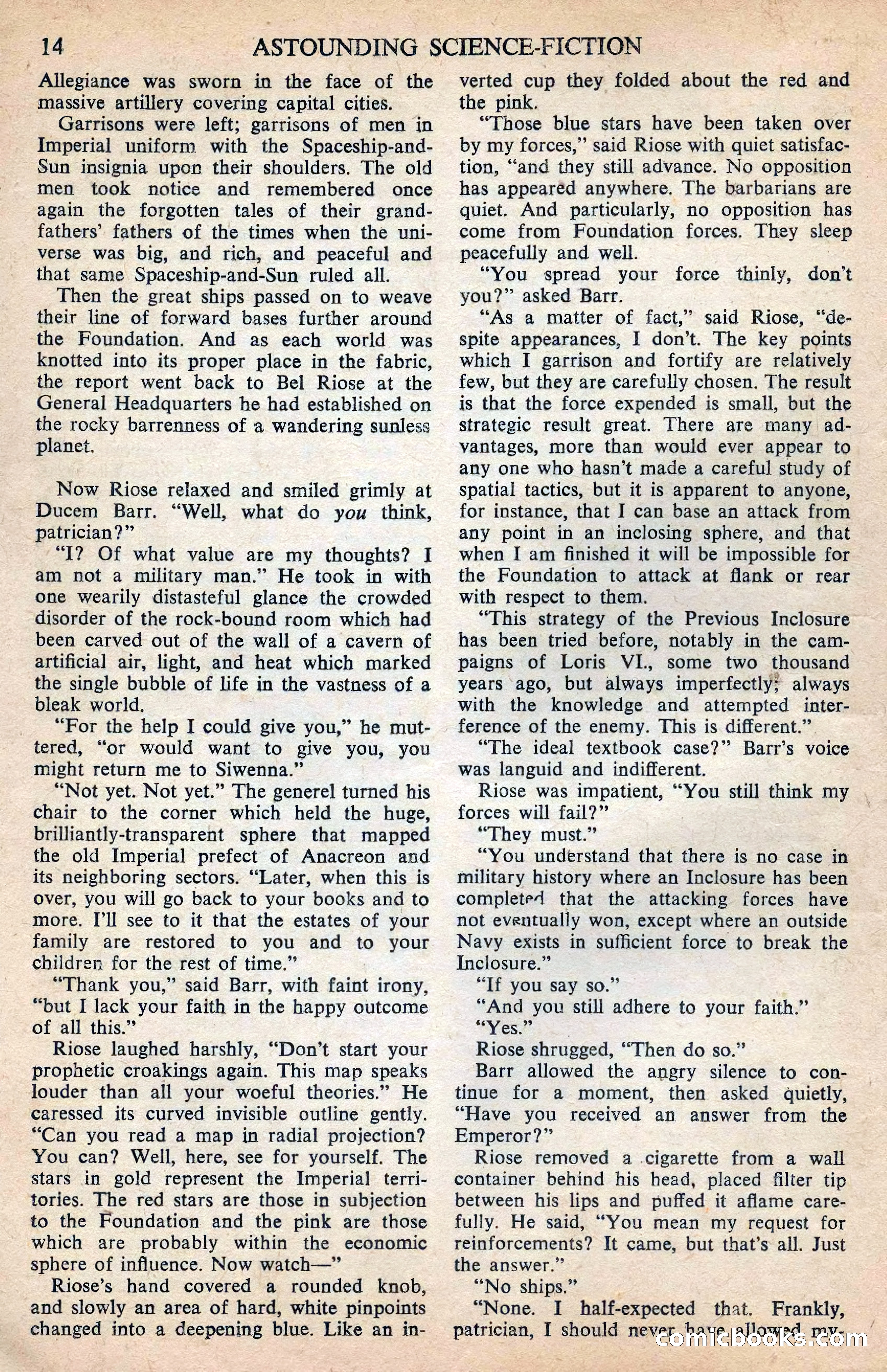 Astounding Science Fiction (British Edition) — page 16 of 68