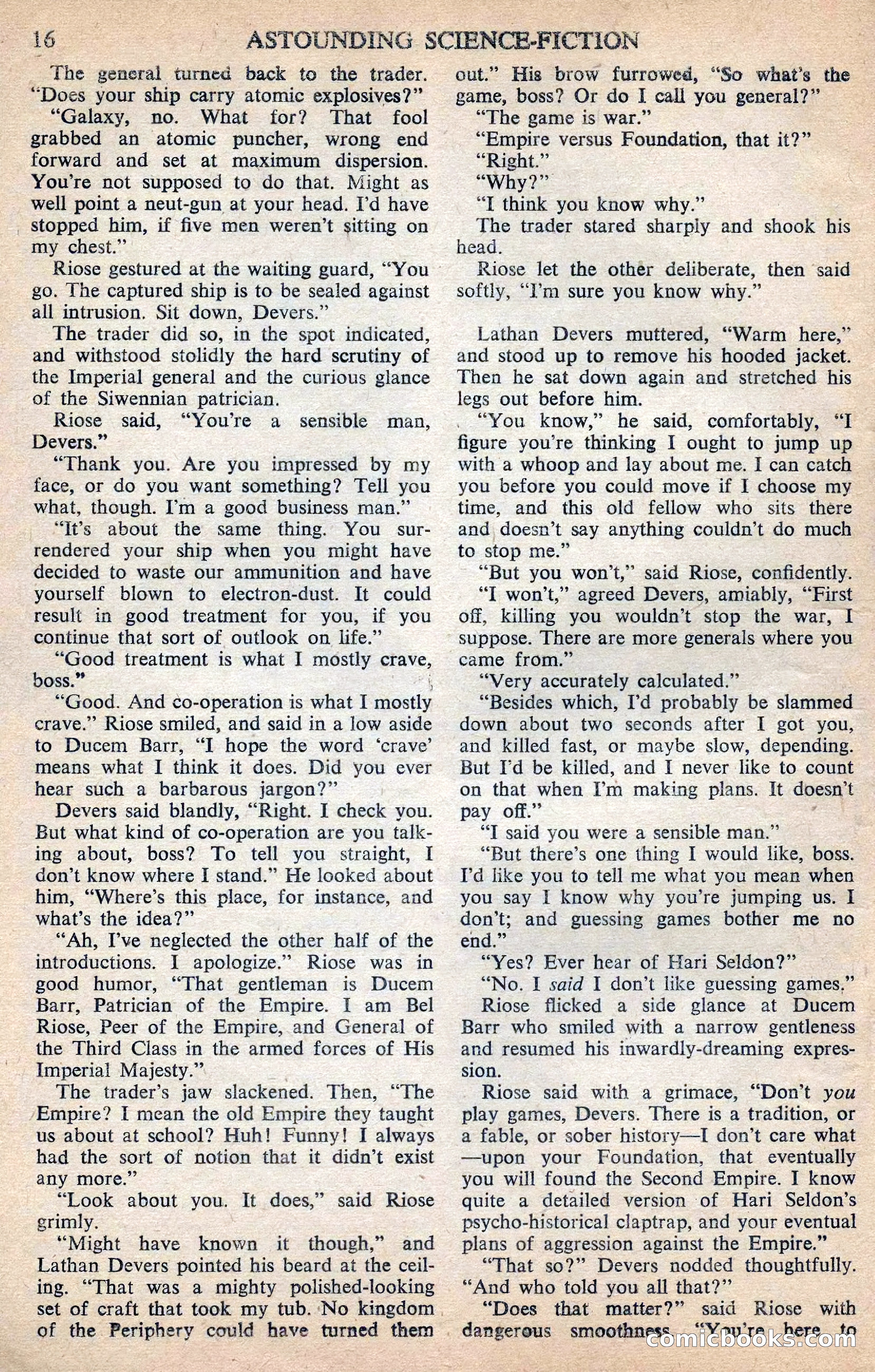 Astounding Science Fiction (British Edition) — page 18 of 68