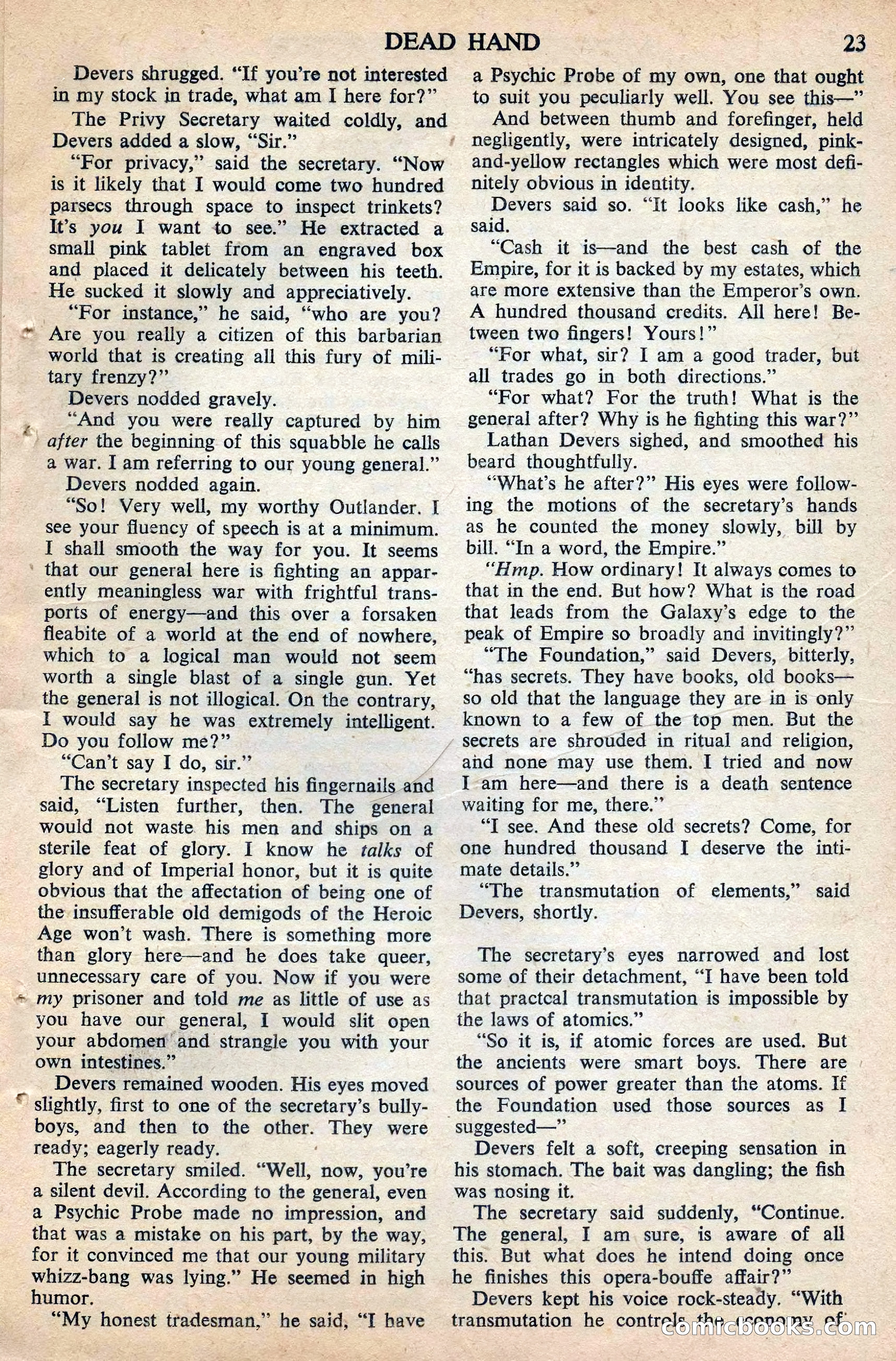 Astounding Science Fiction (British Edition) — page 25 of 68