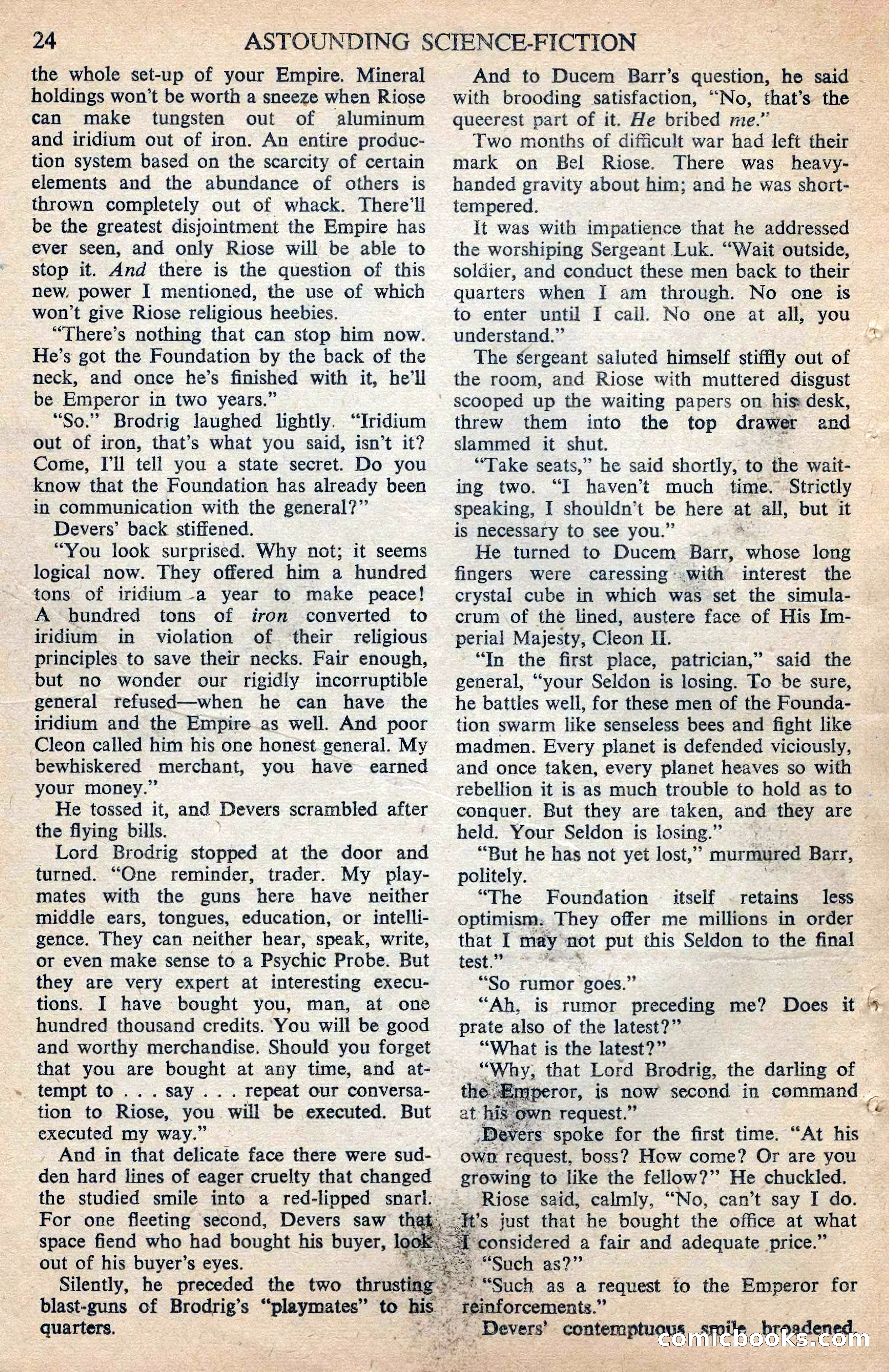 Astounding Science Fiction (British Edition) — page 26 of 68
