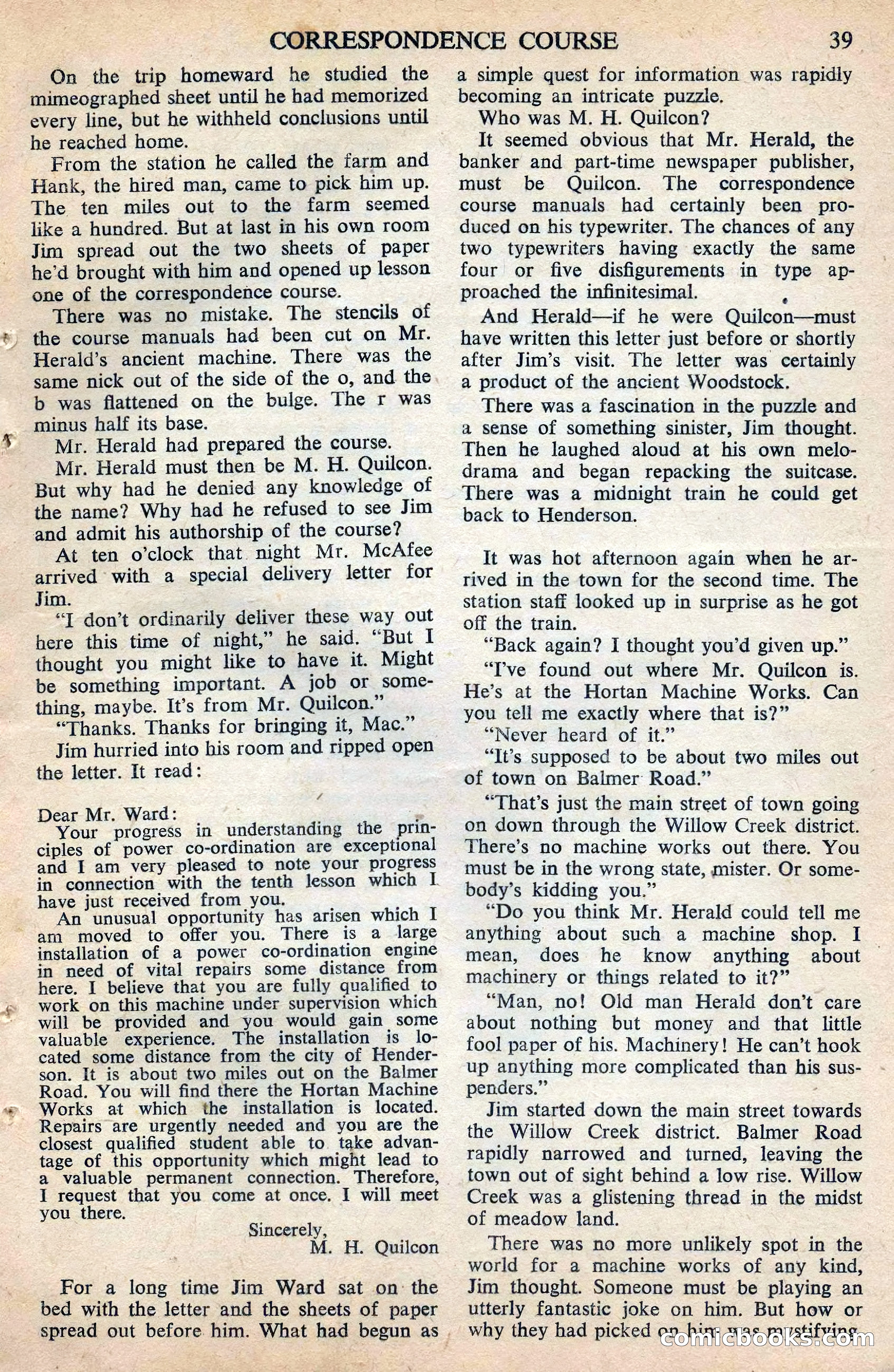 Astounding Science Fiction (British Edition) — page 41 of 68