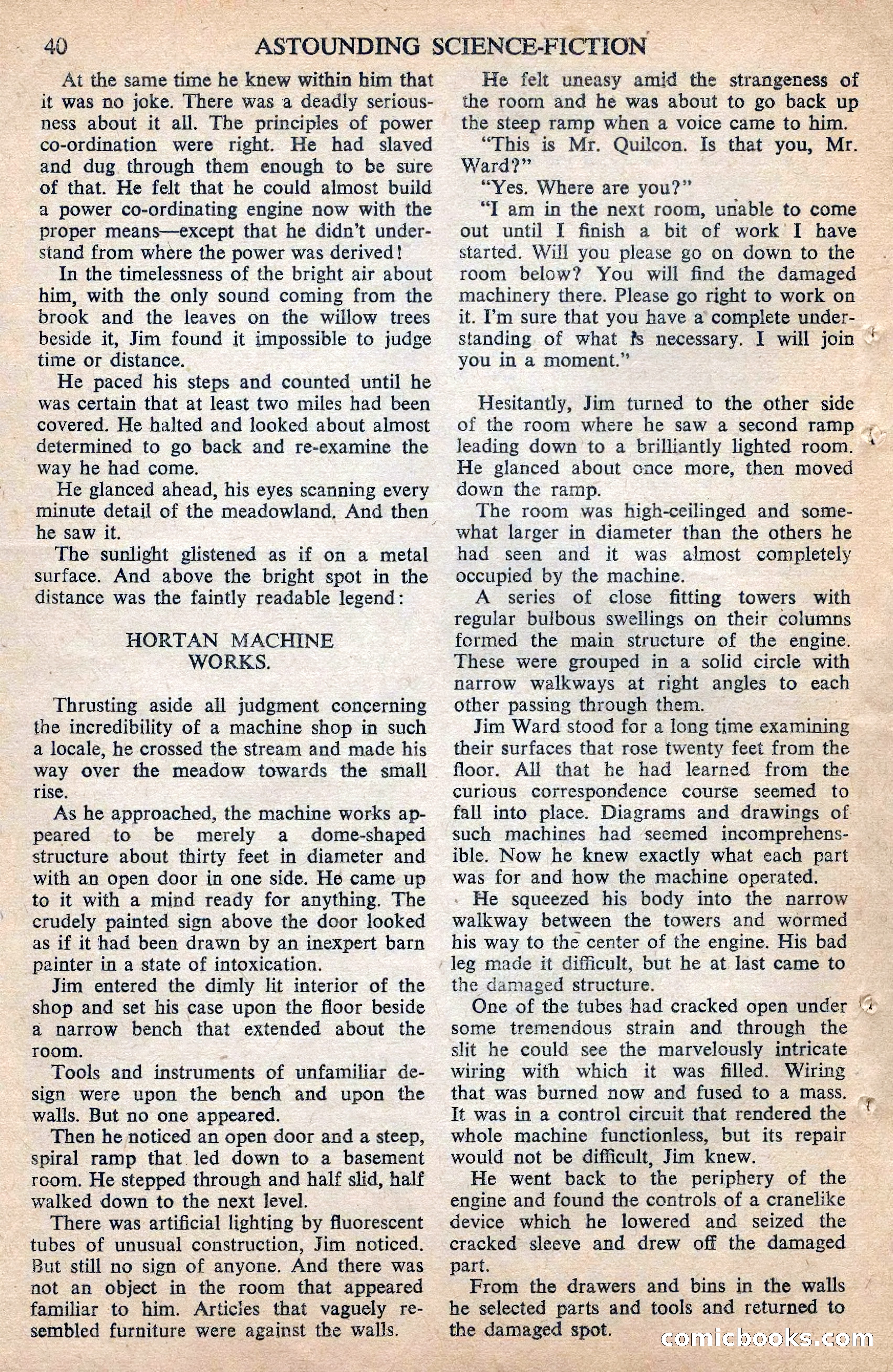 Astounding Science Fiction (British Edition) — page 42 of 68