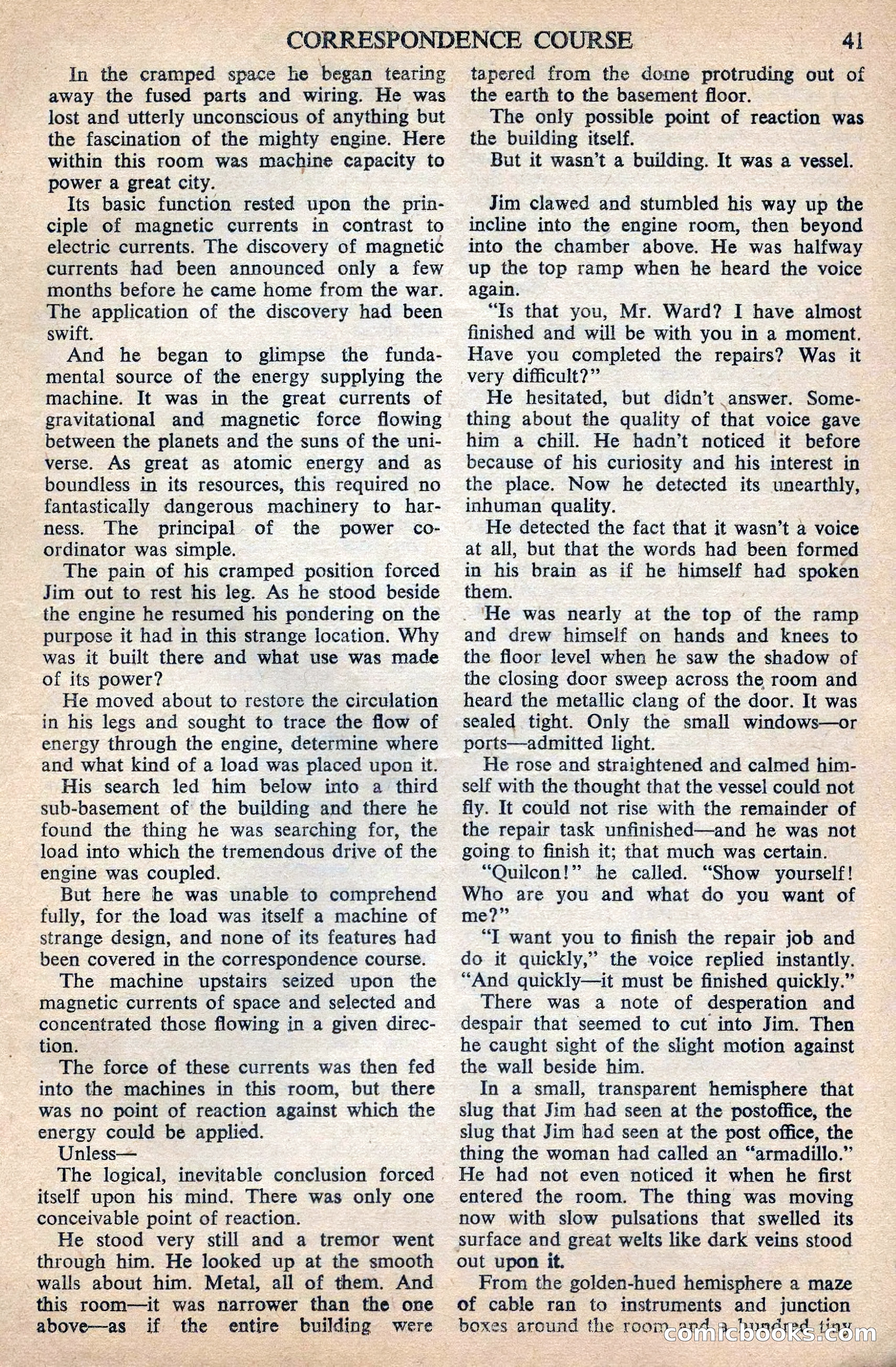 Astounding Science Fiction (British Edition) — page 43 of 68