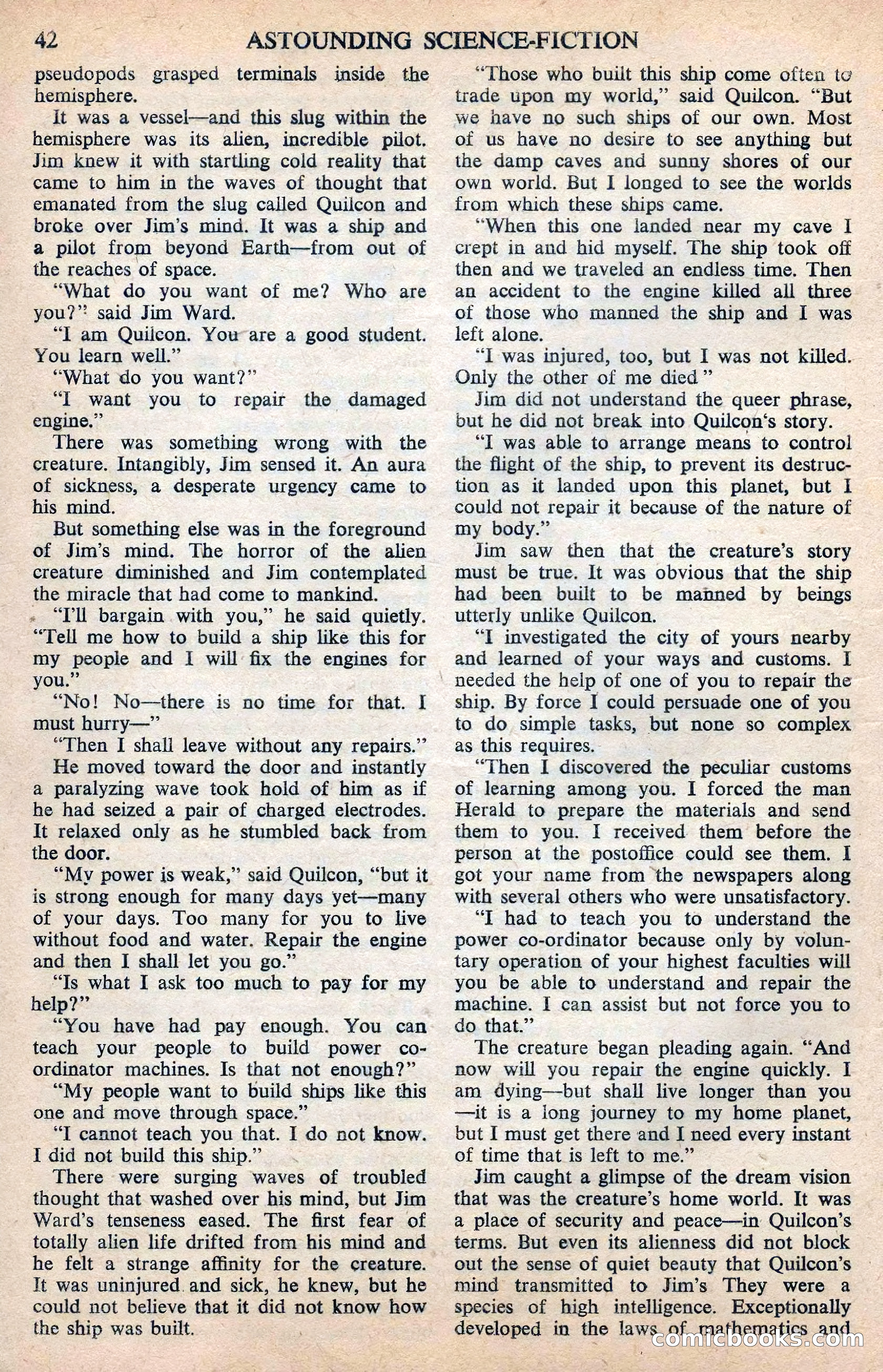 Astounding Science Fiction (British Edition) — page 44 of 68