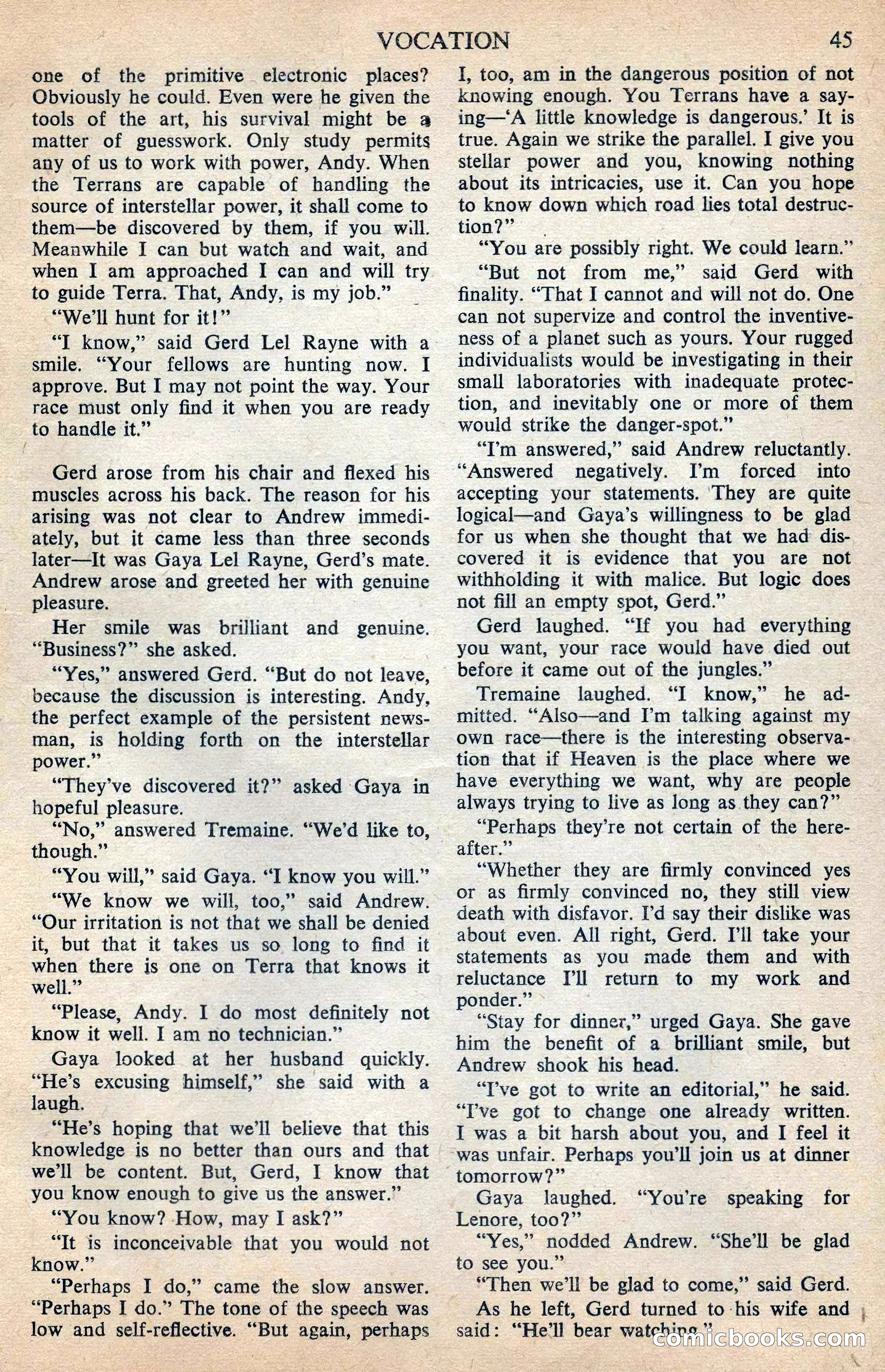 Astounding Science Fiction (British Edition) — page 47 of 68