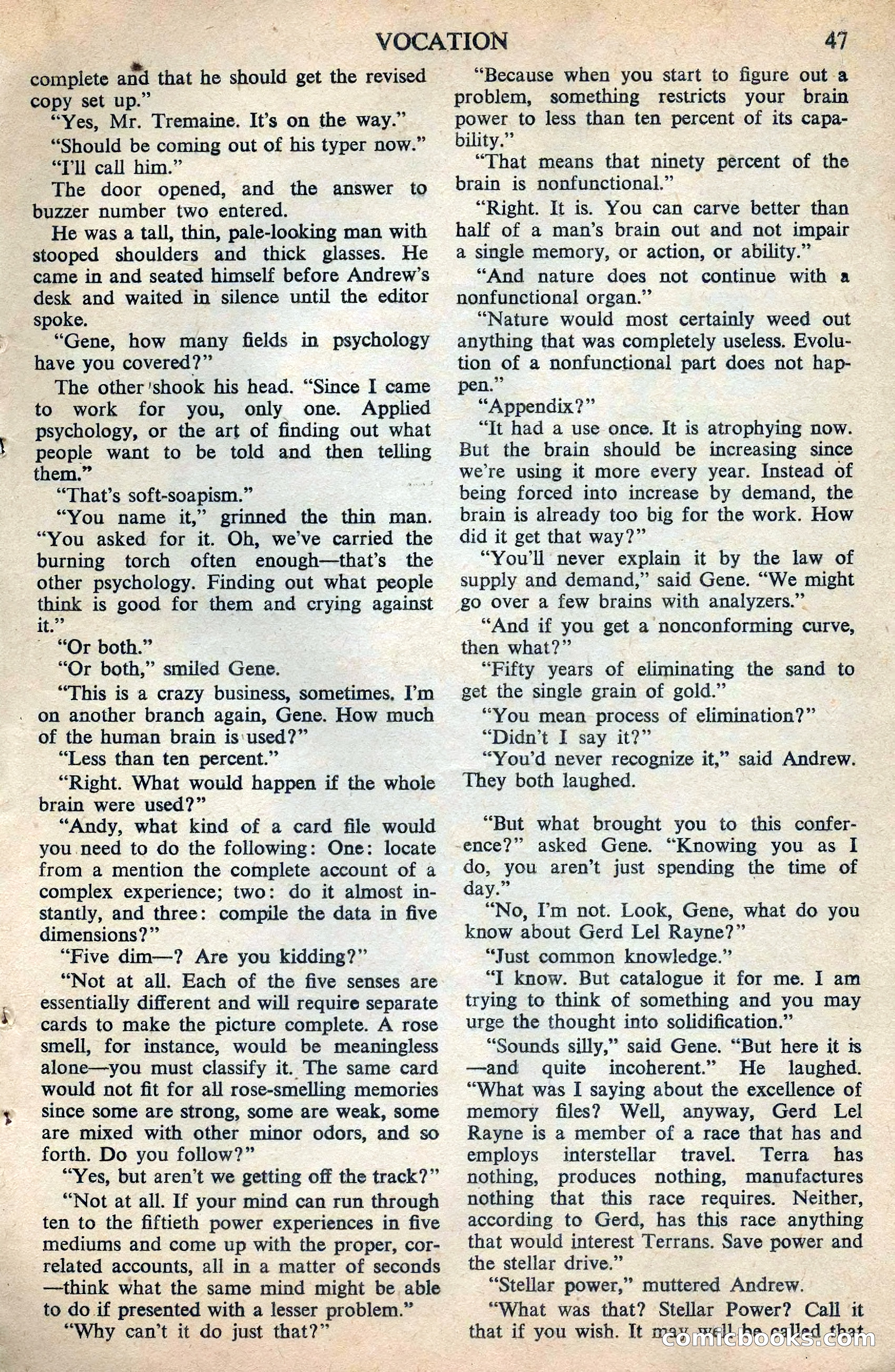 Astounding Science Fiction (British Edition) — page 49 of 68
