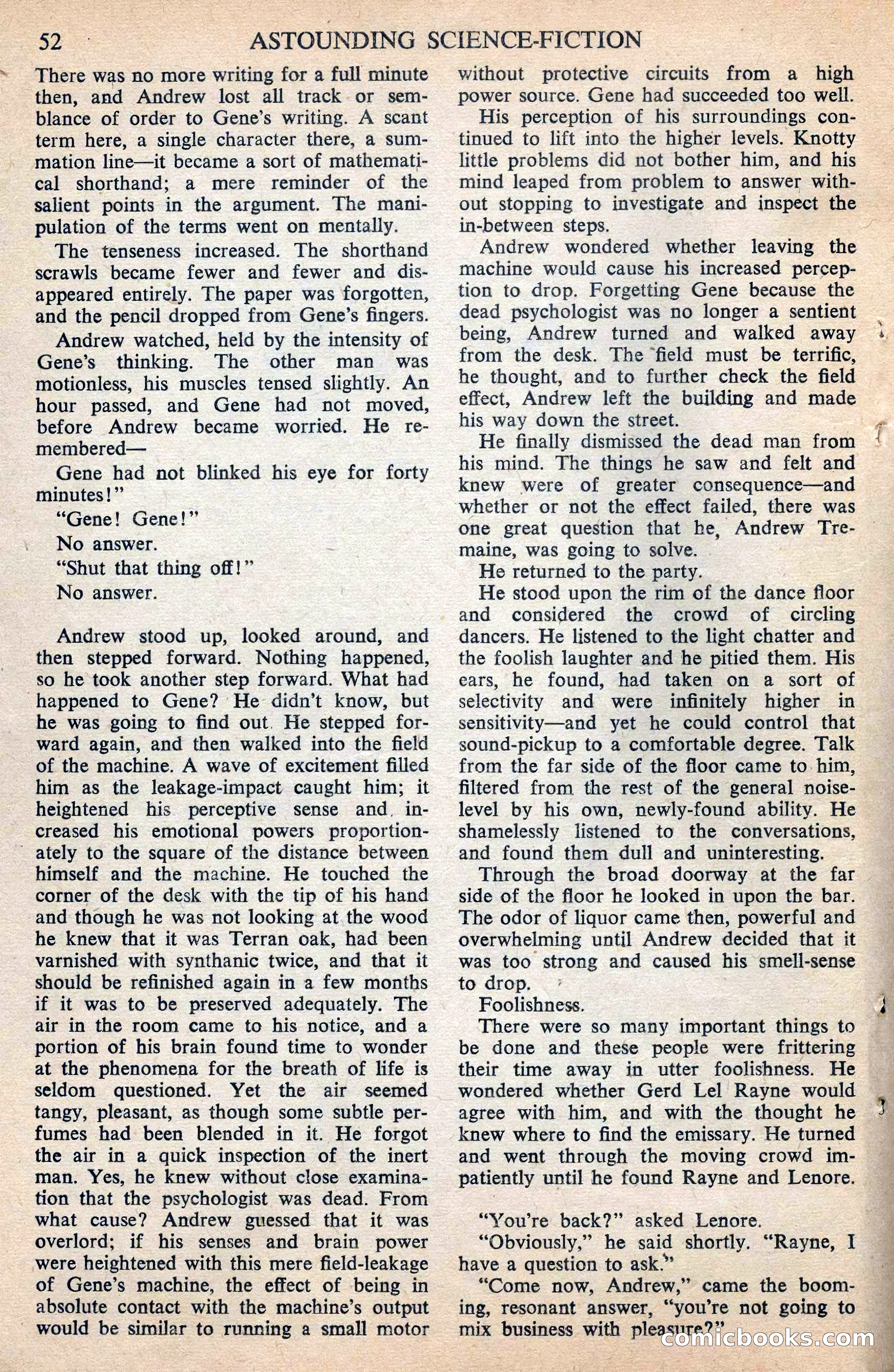 Astounding Science Fiction (British Edition) — page 54 of 68