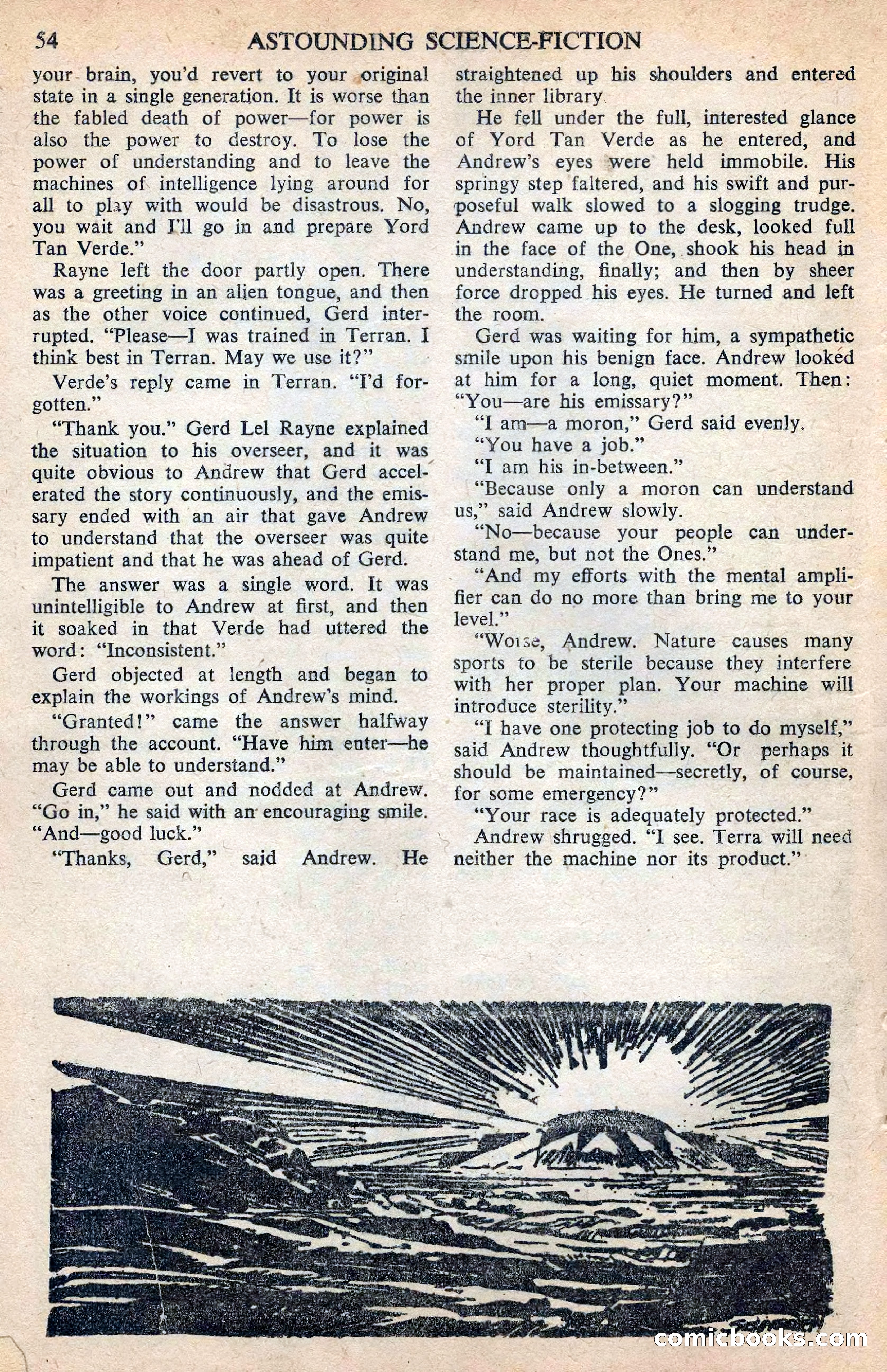 Astounding Science Fiction (British Edition) — page 56 of 68