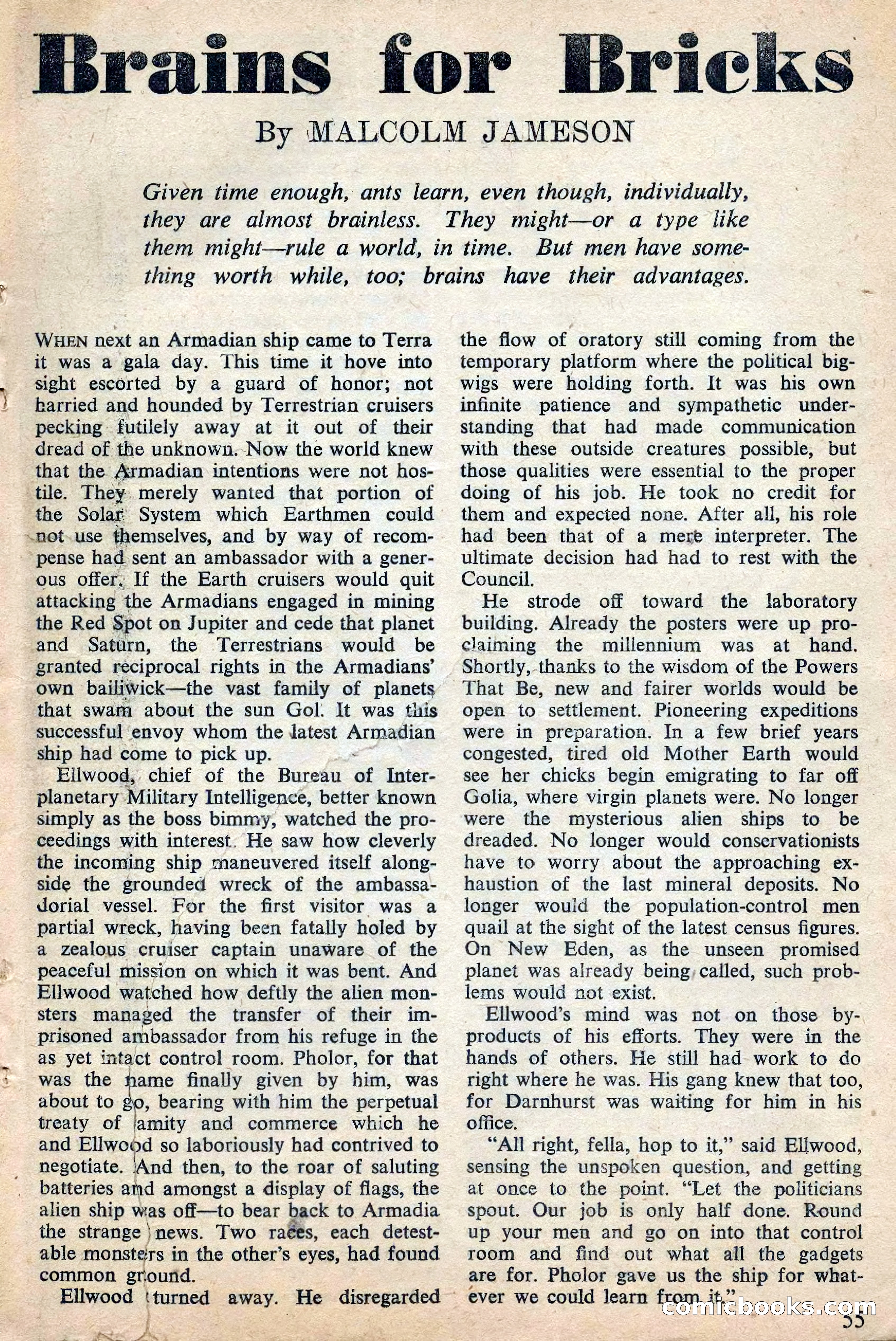 Astounding Science Fiction (British Edition) — page 57 of 68