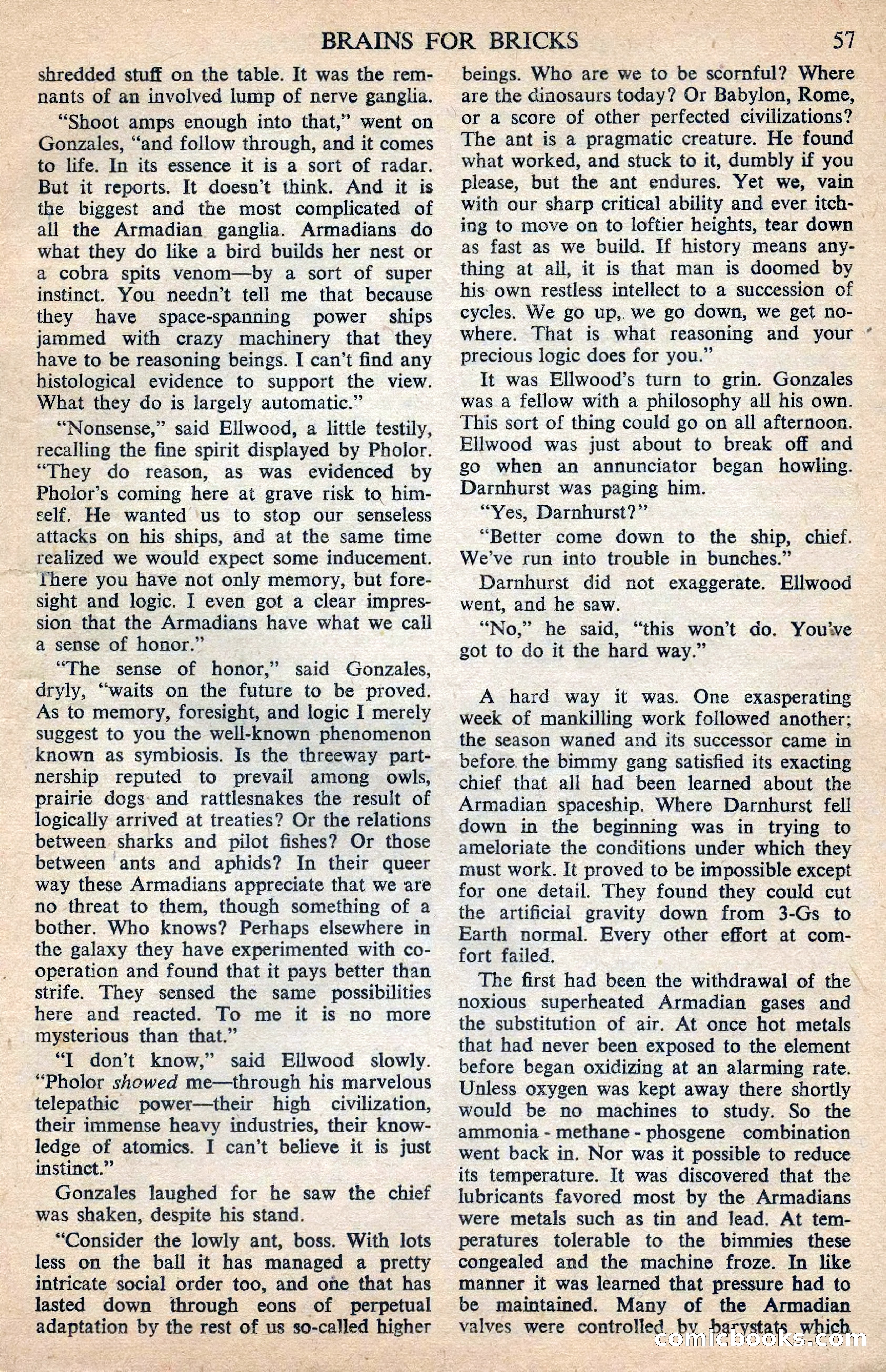 Astounding Science Fiction (British Edition) — page 59 of 68