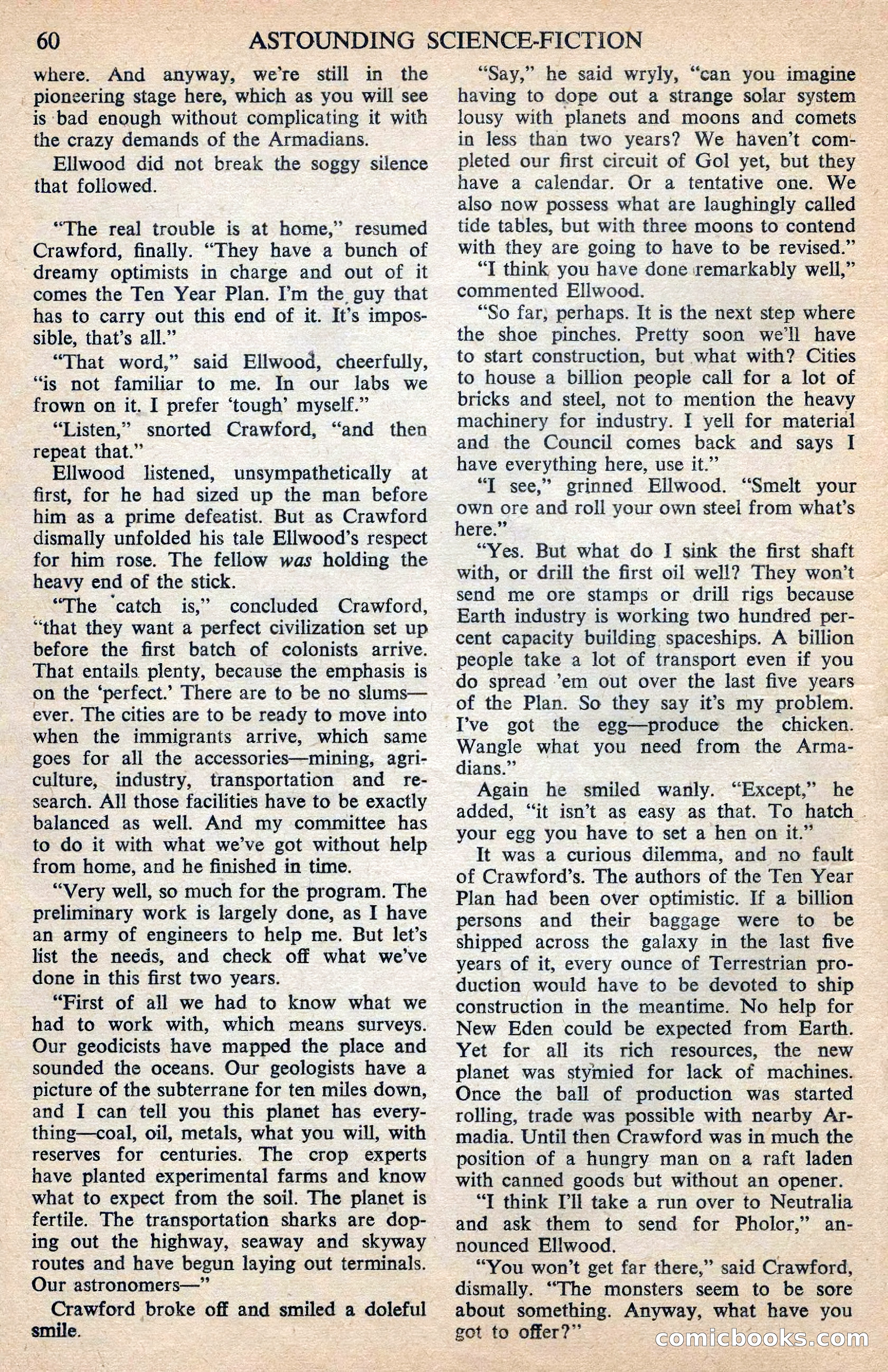 Astounding Science Fiction (British Edition) — page 62 of 68