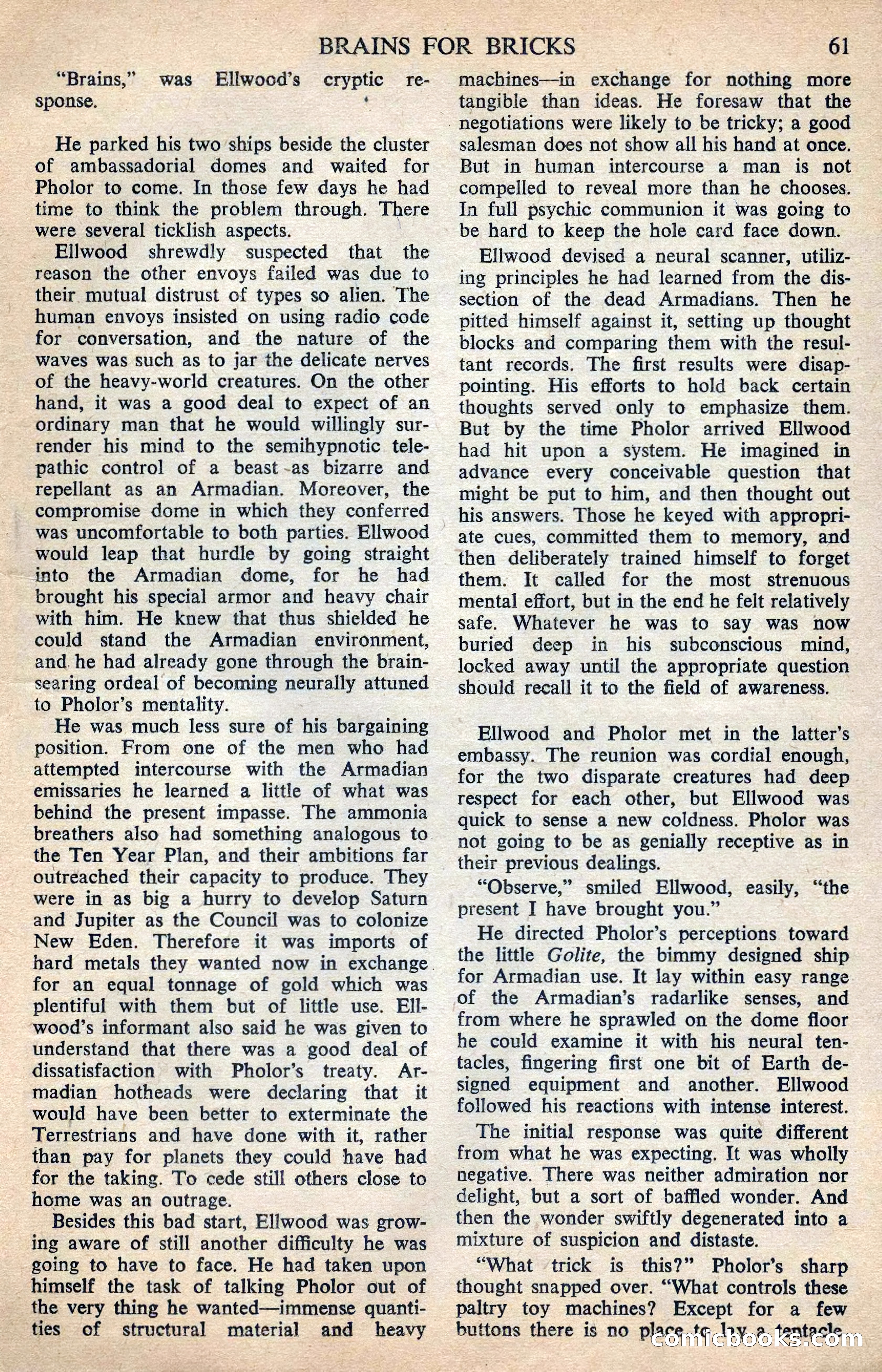 Astounding Science Fiction (British Edition) — page 63 of 68