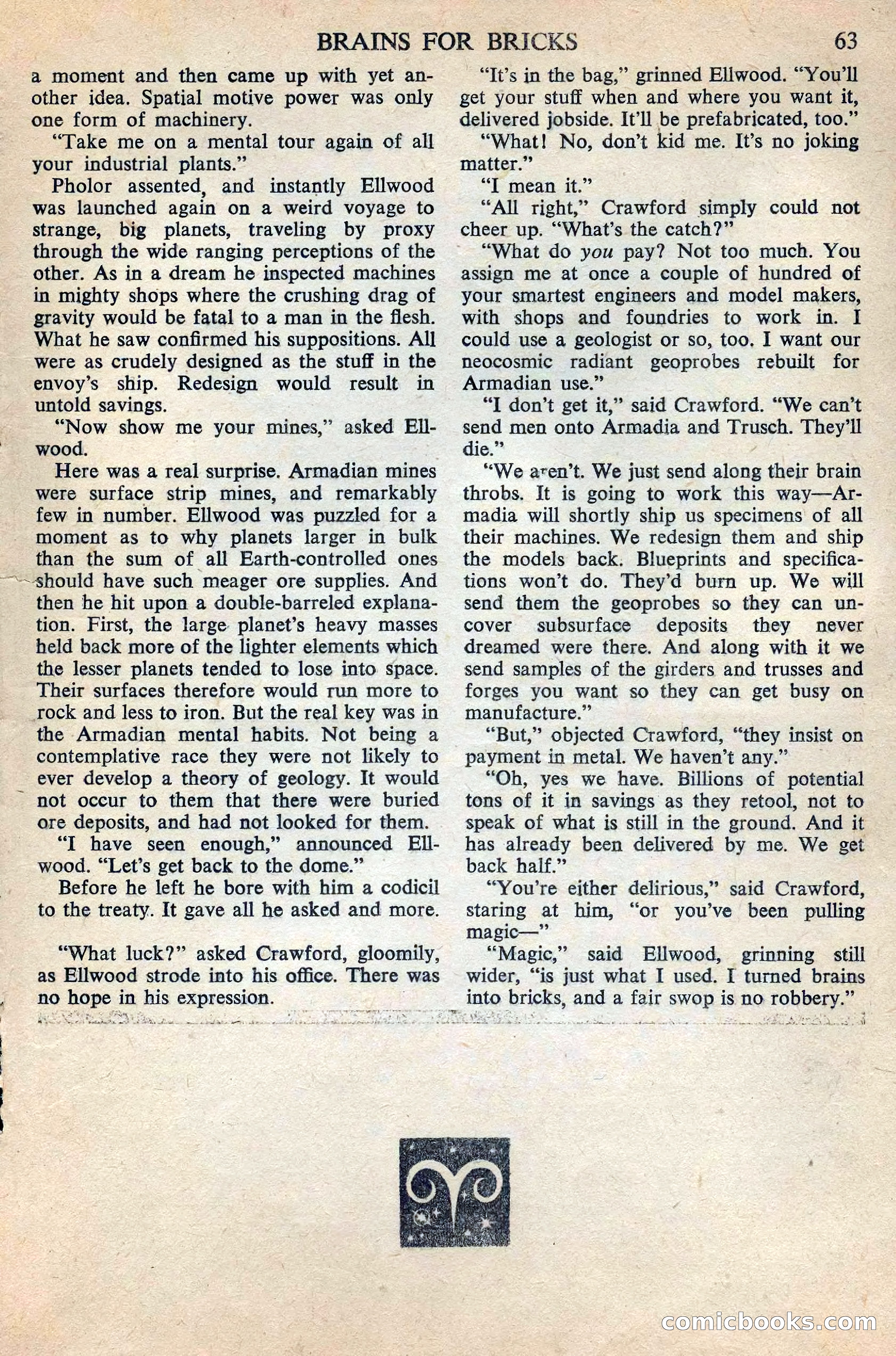 Astounding Science Fiction (British Edition) — page 65 of 68