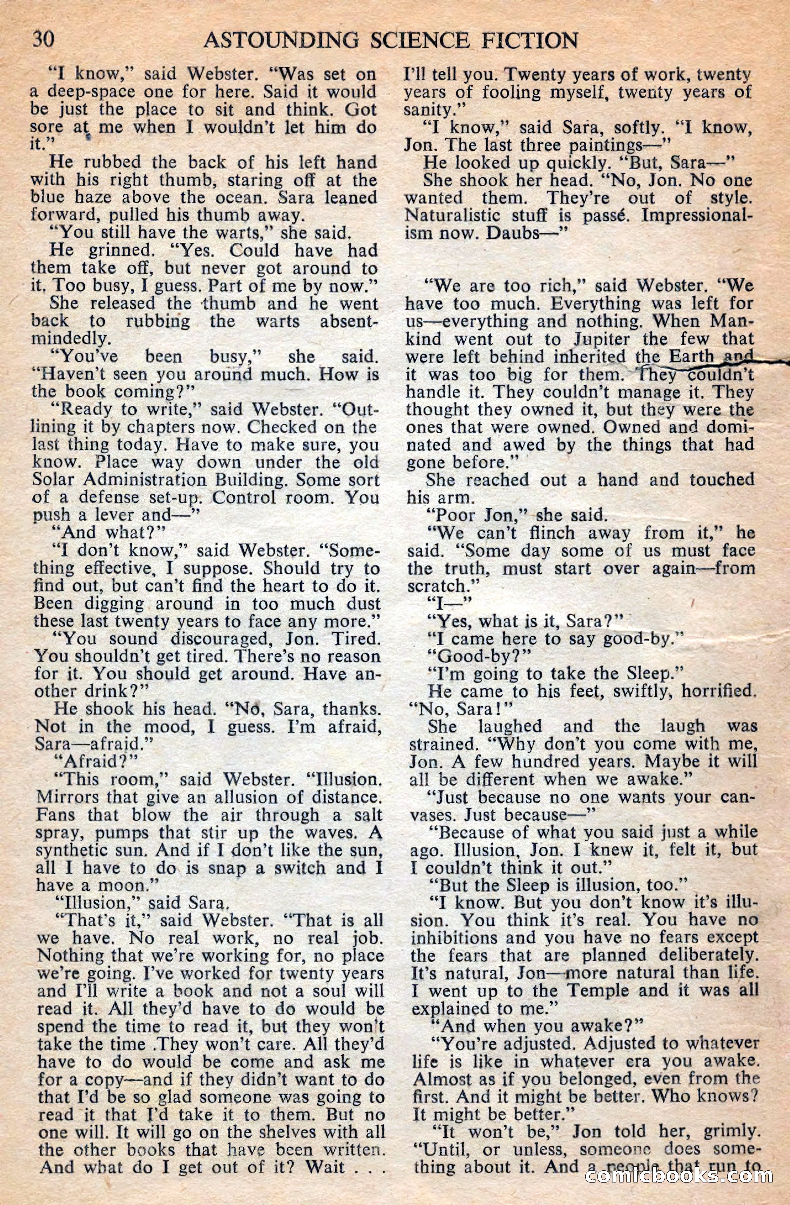Astounding Science Fiction, June 1947 — page 32 of 68