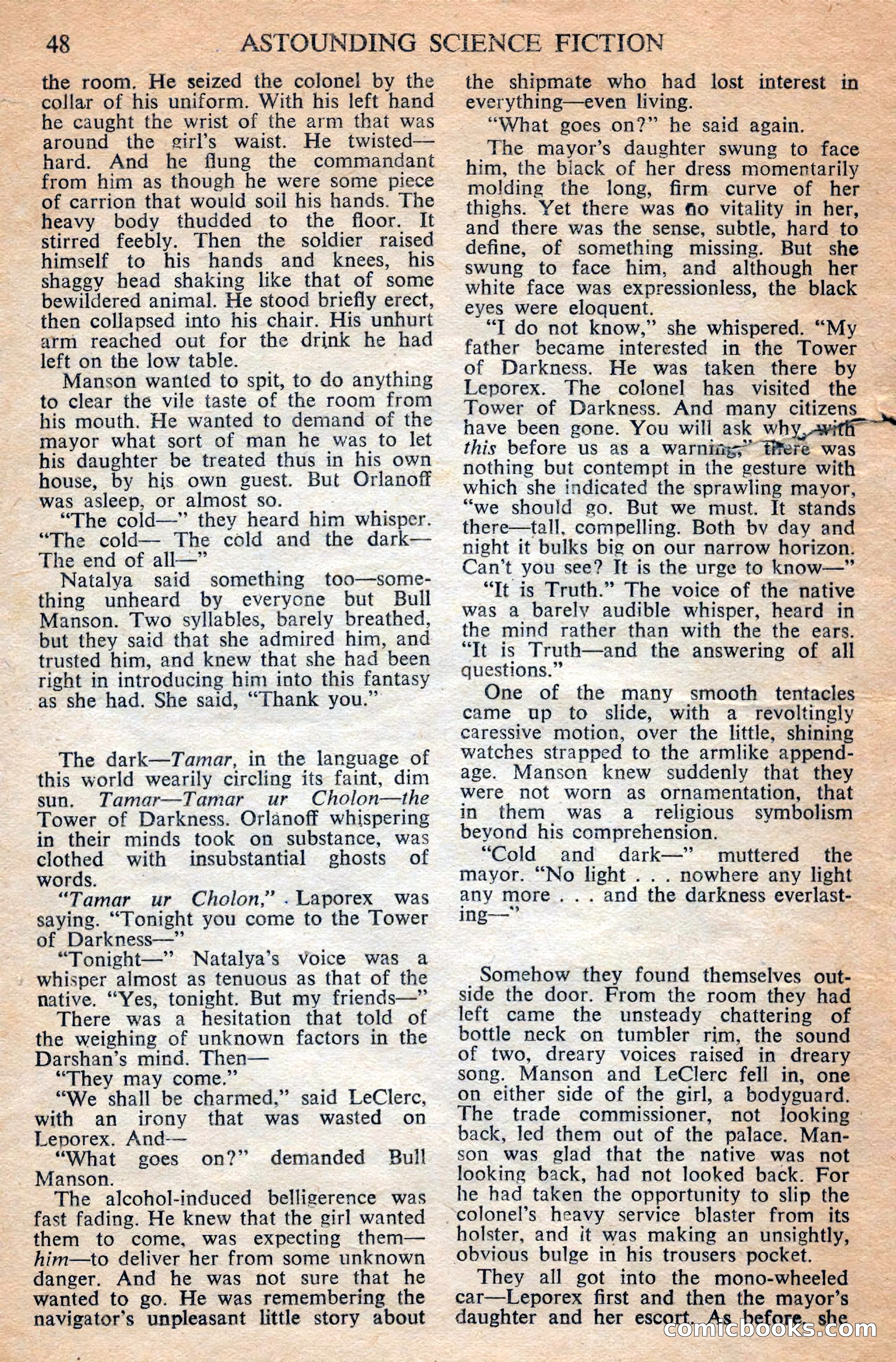 Astounding Science Fiction, June 1947 — page 50 of 68