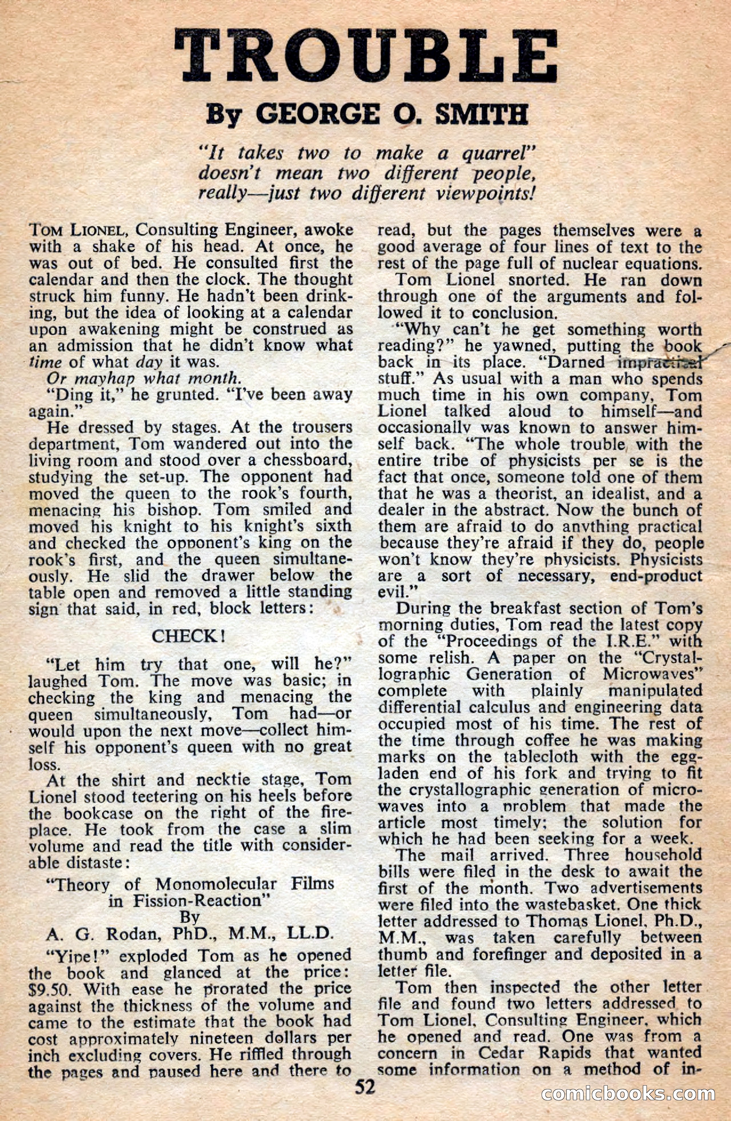 Astounding Science Fiction, June 1947 — page 54 of 68