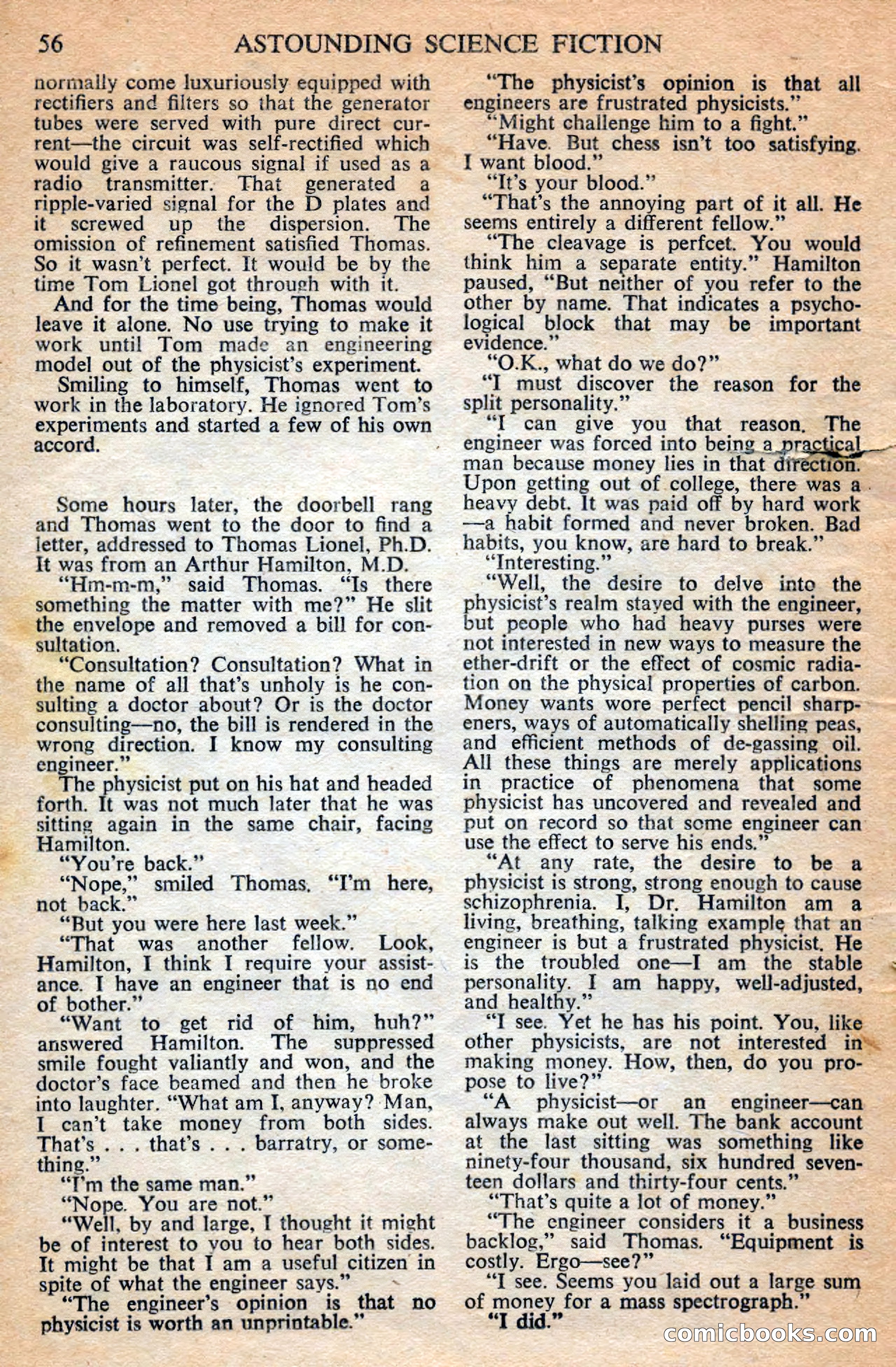 Astounding Science Fiction, June 1947 — page 58 of 68
