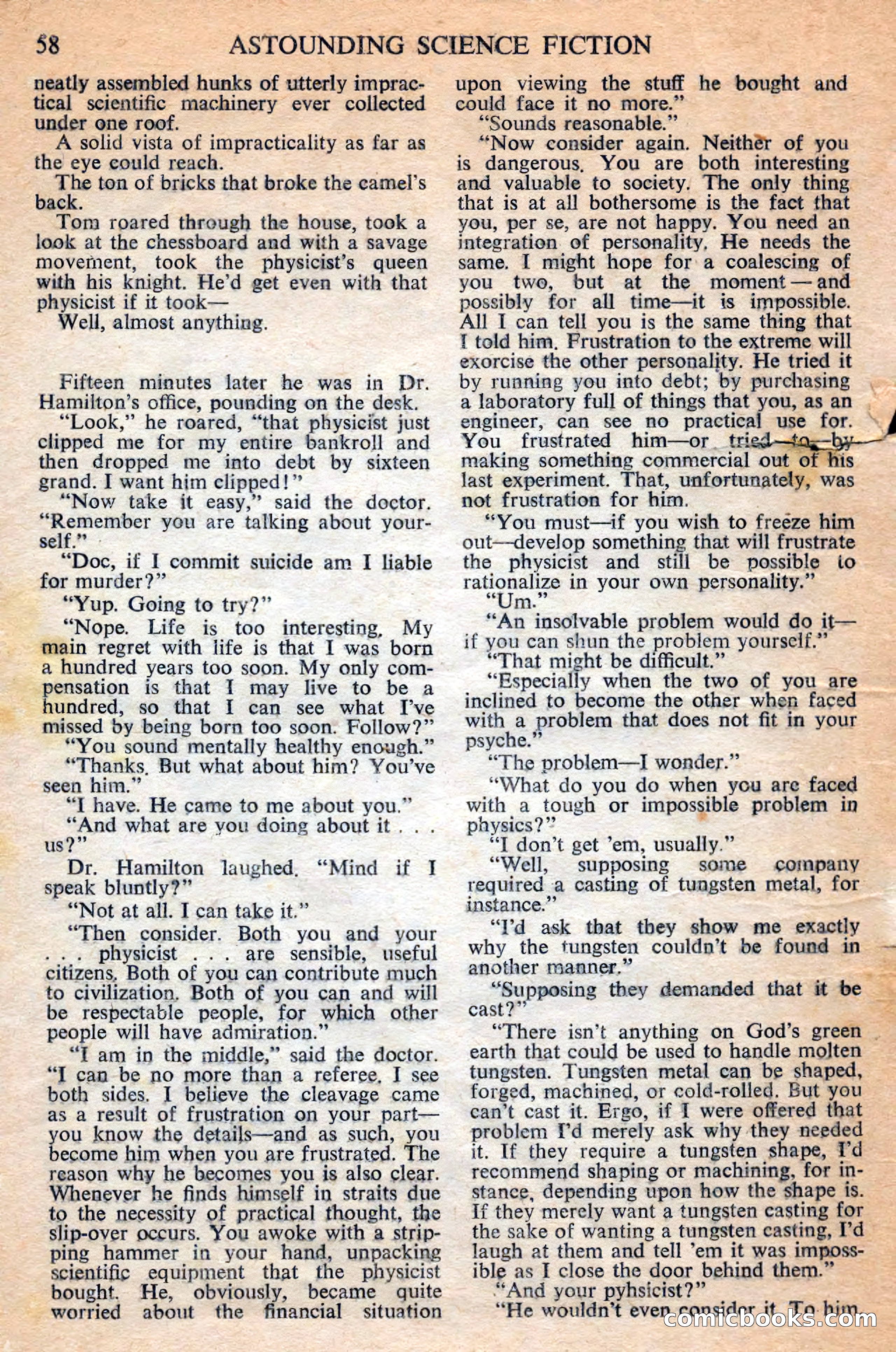 Astounding Science Fiction, June 1947 — page 60 of 68