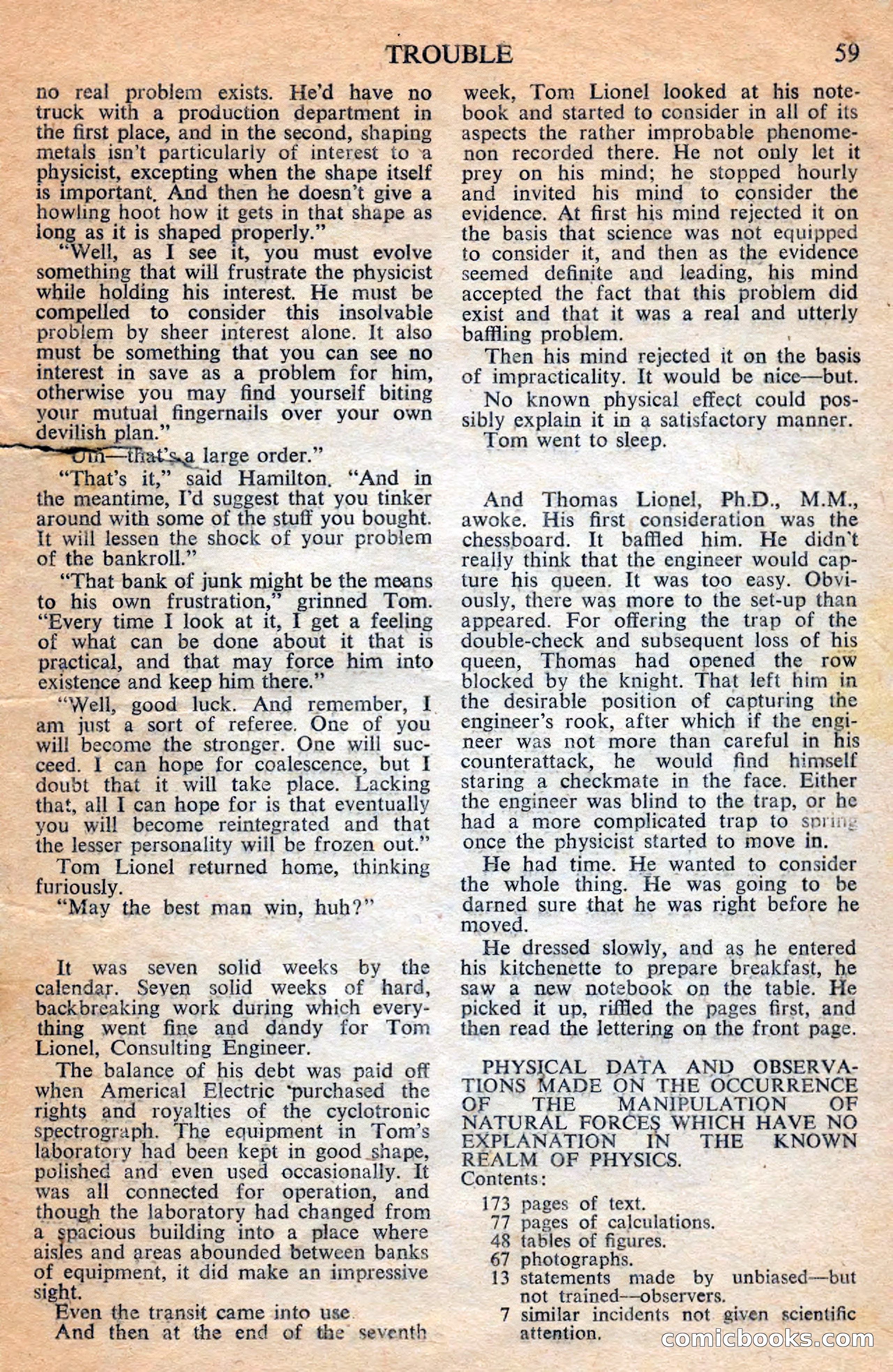 Astounding Science Fiction, June 1947 — page 61 of 68