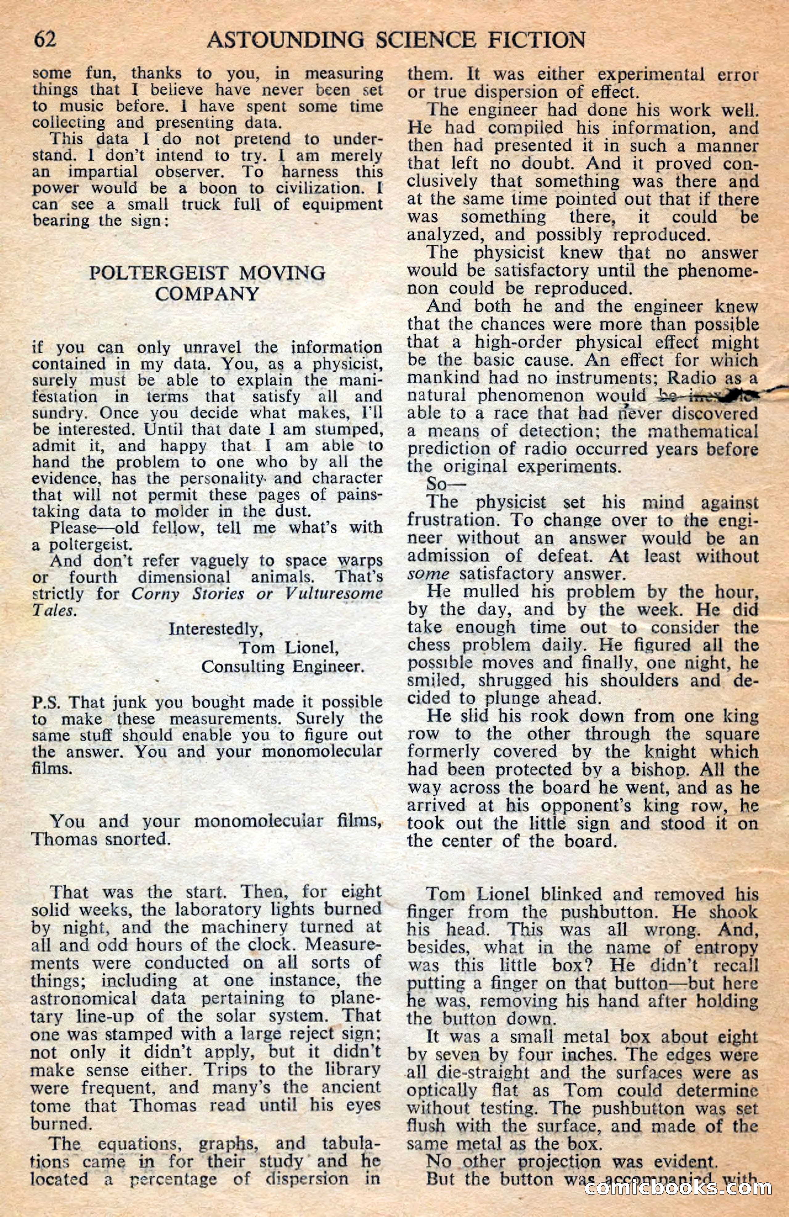 Astounding Science Fiction, June 1947 — page 64 of 68
