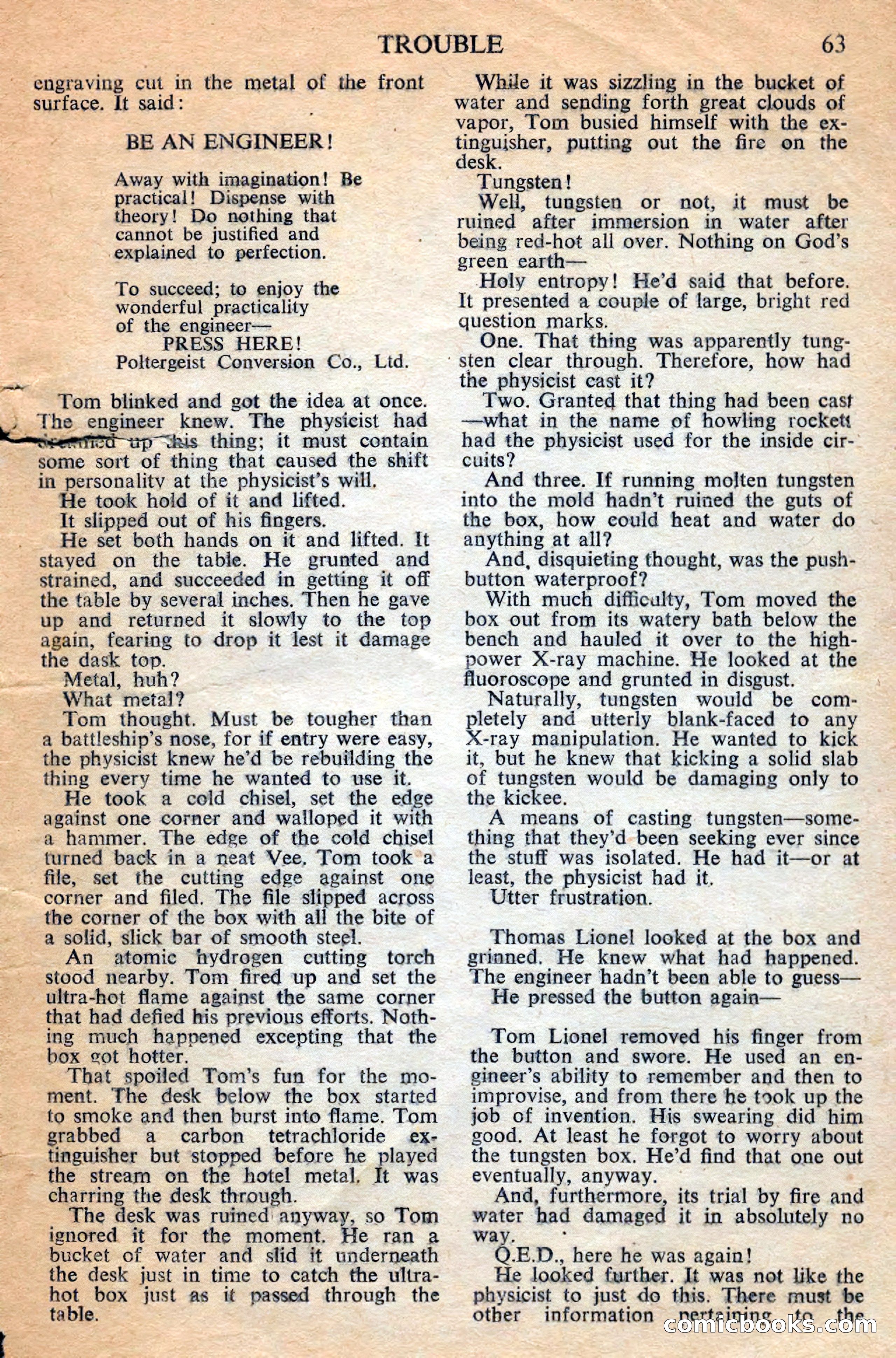 Astounding Science Fiction, June 1947 — page 65 of 68