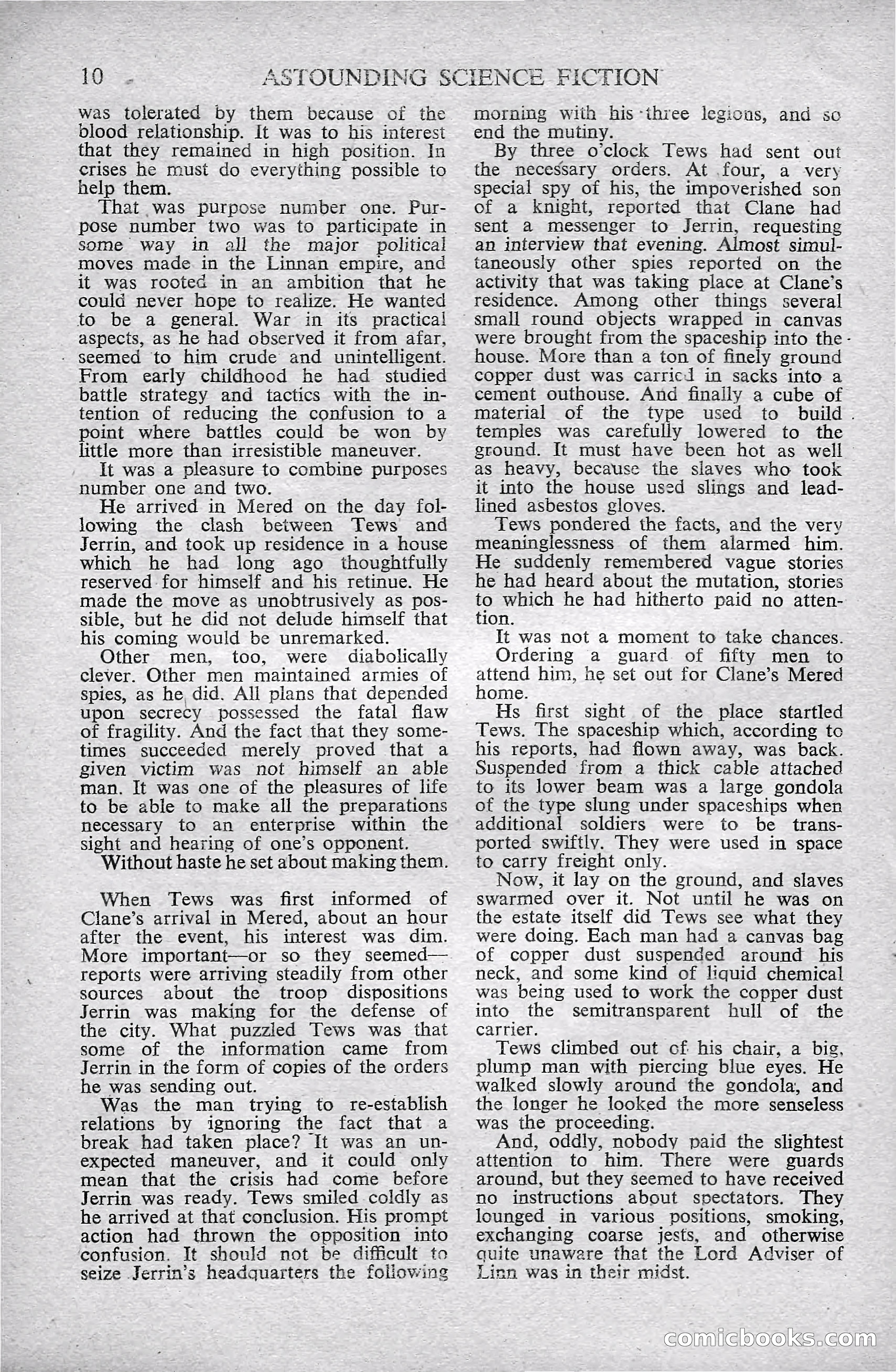 Astounding Science Fiction, October 1947 — page 12 of 68