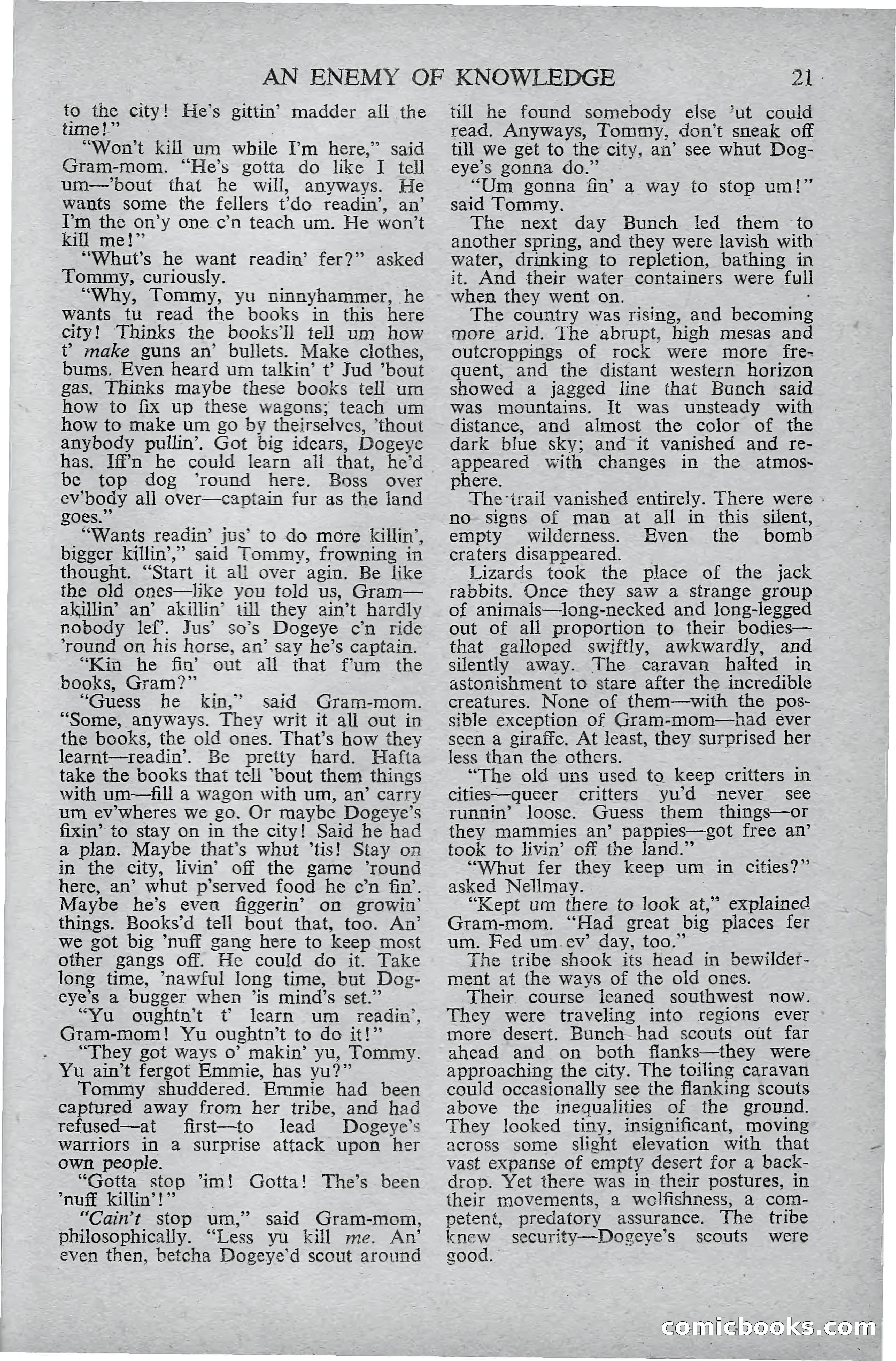 Astounding Science Fiction, October 1947 — page 23 of 68