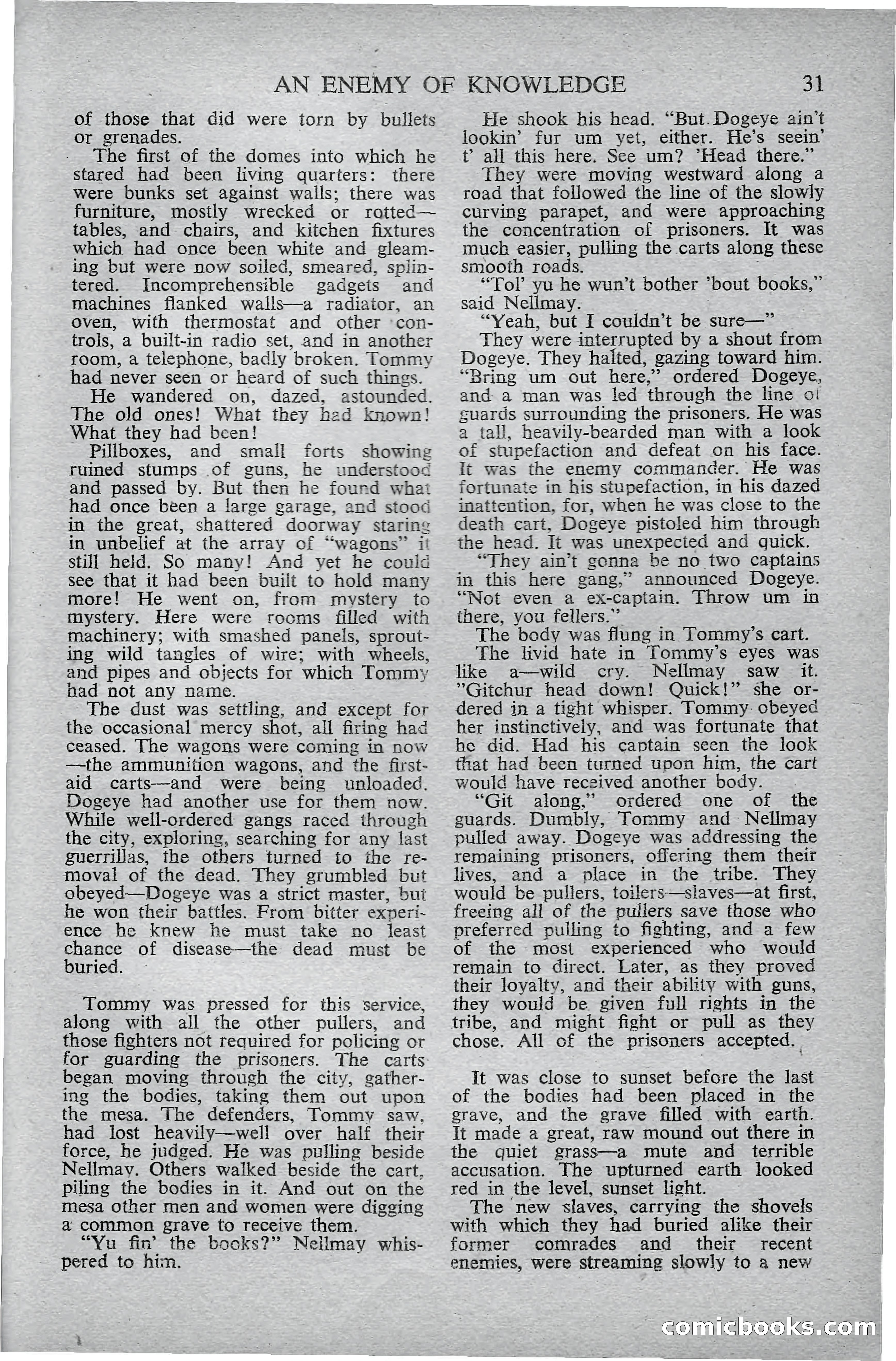 Astounding Science Fiction, October 1947 — page 33 of 68