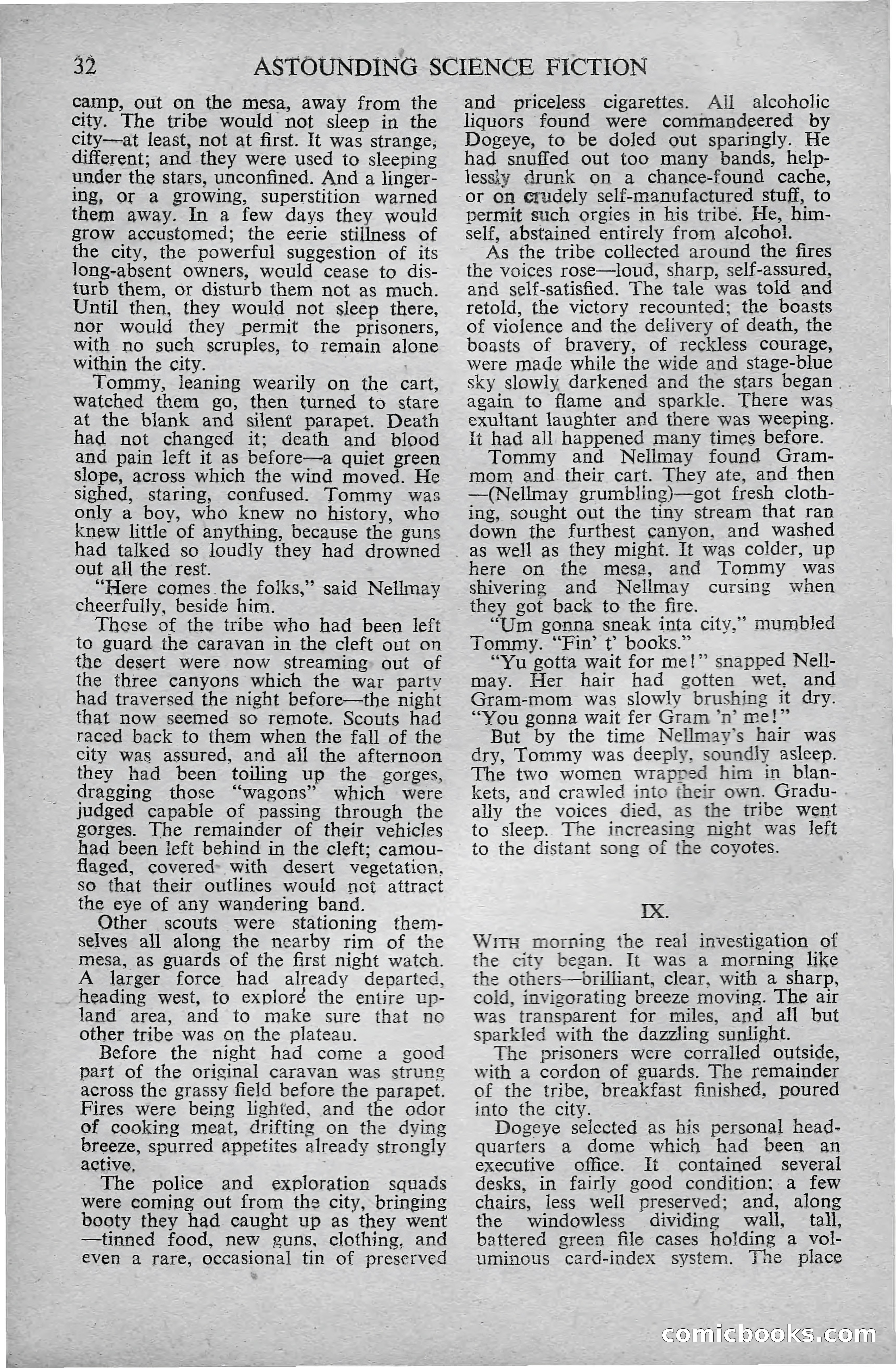 Astounding Science Fiction, October 1947 — page 34 of 68