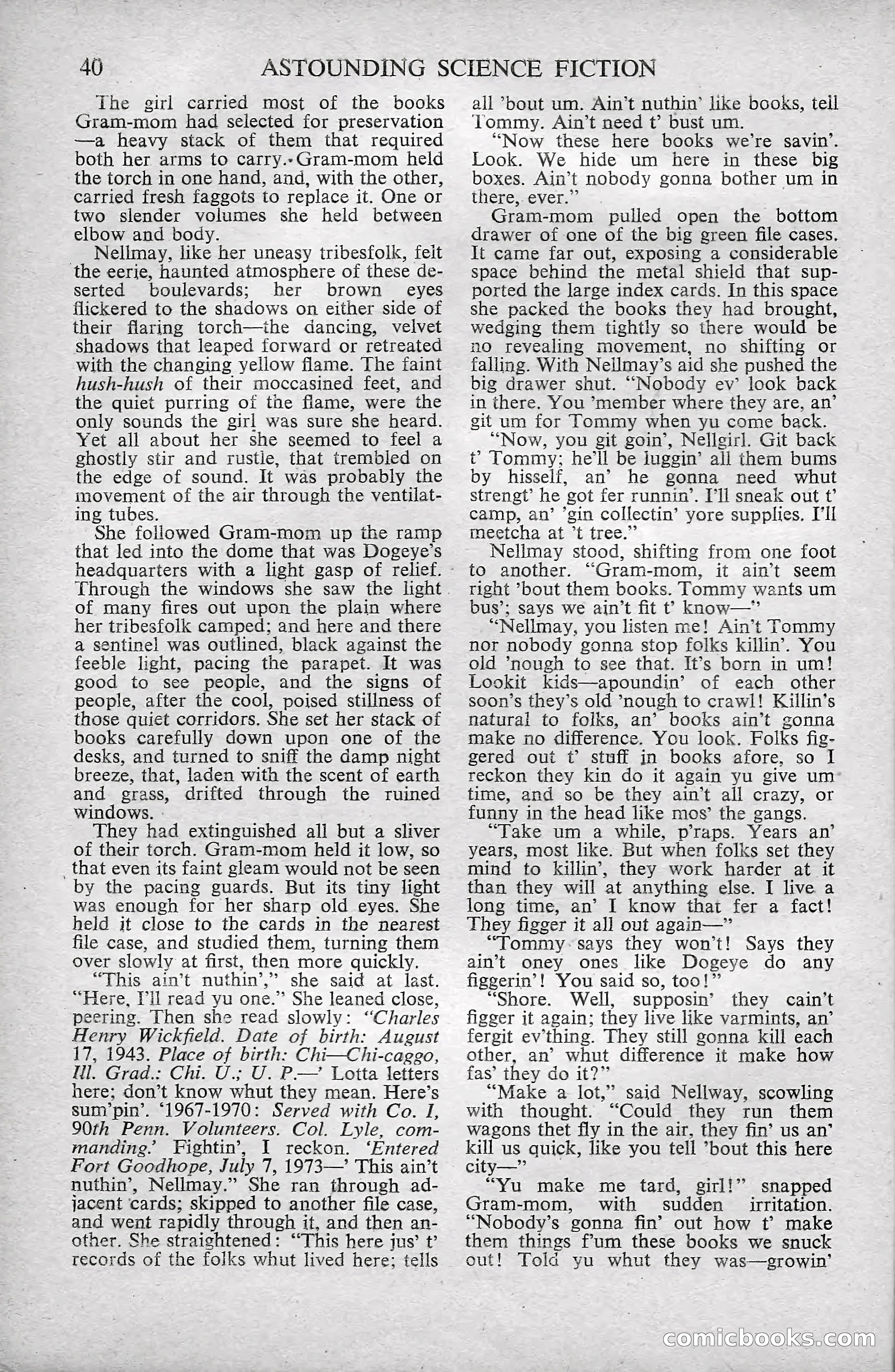 Astounding Science Fiction, October 1947 — page 42 of 68