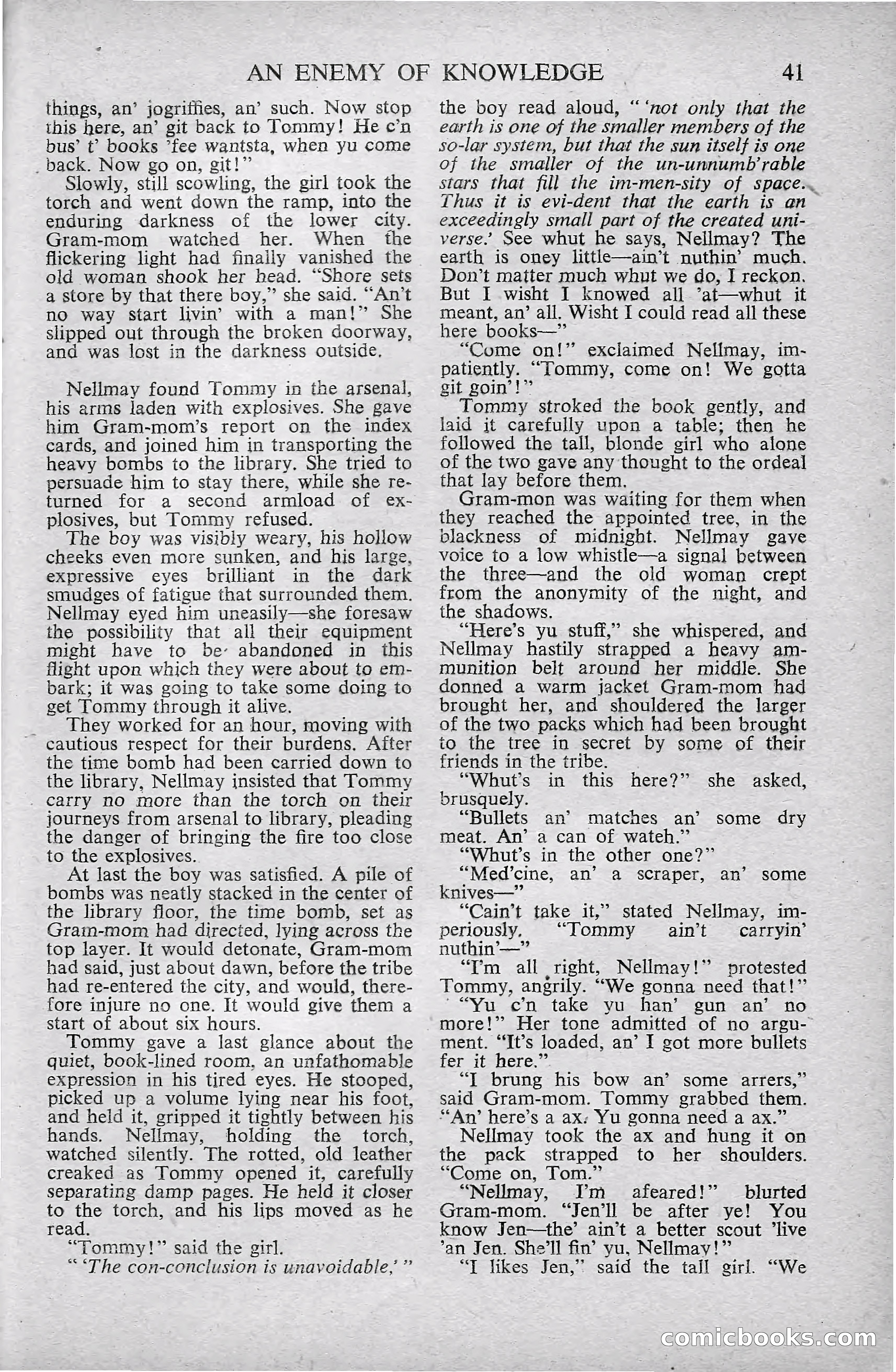 Astounding Science Fiction, October 1947 — page 43 of 68